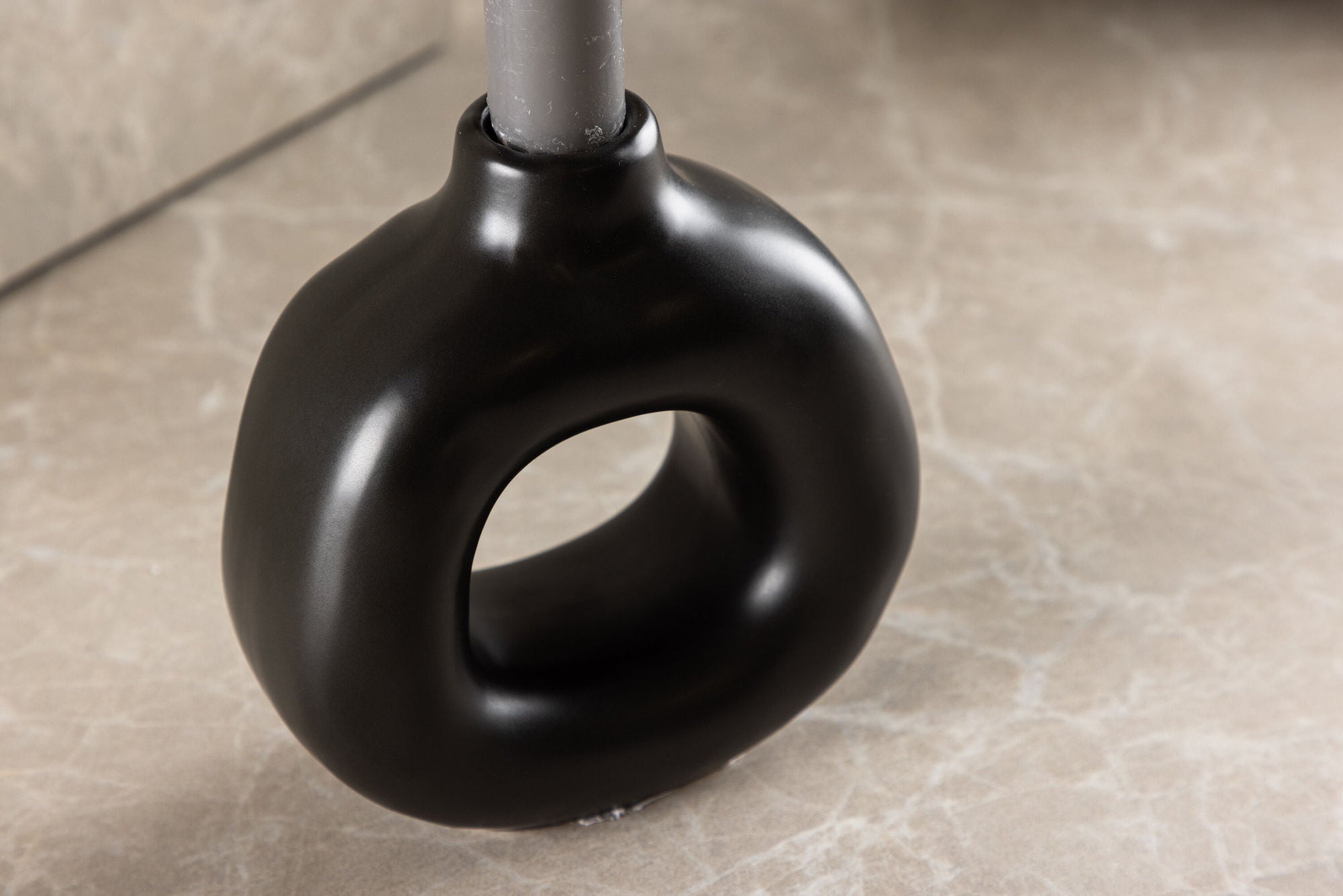 Venture Home Judi Candlestick - Matte black - 13*6*13Hcm