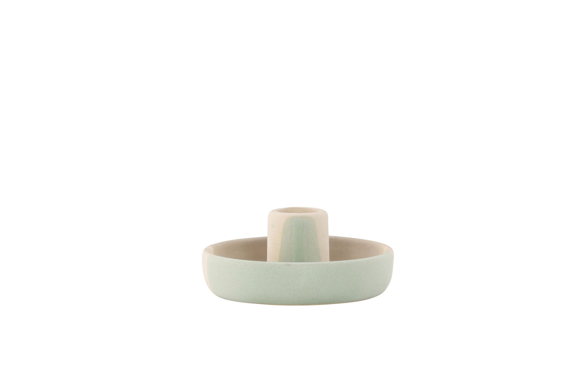Venture Home Otis Candlestick - Mixed Colors -Beige/Green/Grey - W11*H5cm