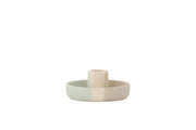 Venture Home Otis Candlestick - Mixed Colors -Beige/Green/Grey - W11*H5cm