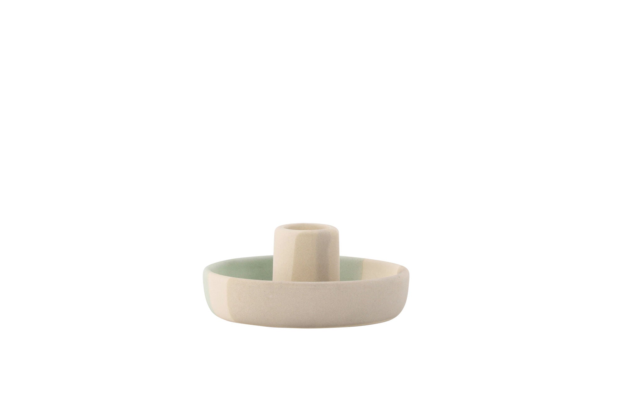 Venture Home Otis Candlestick - Mixed Colors -Beige/Green/Grey - W11*H5cm
