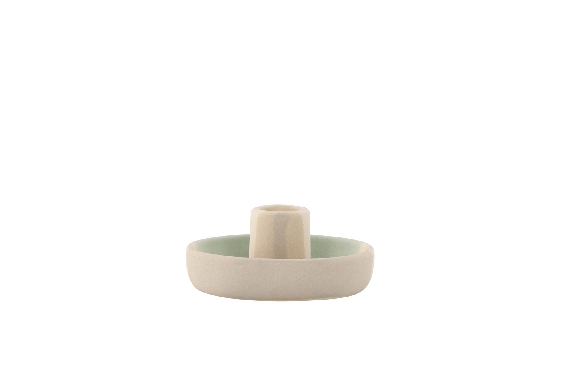 Venture Home Otis Candlestick - Mixed Colors -Beige/Green/Grey - W11*H5cm