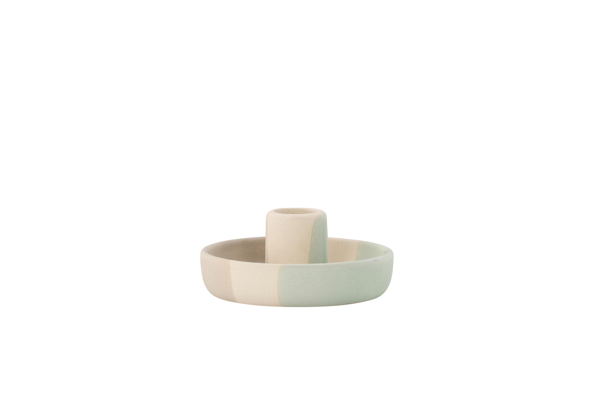 Venture Home Otis Candlestick - Mixed Colors -Beige/Green/Grey - W11*H5cm