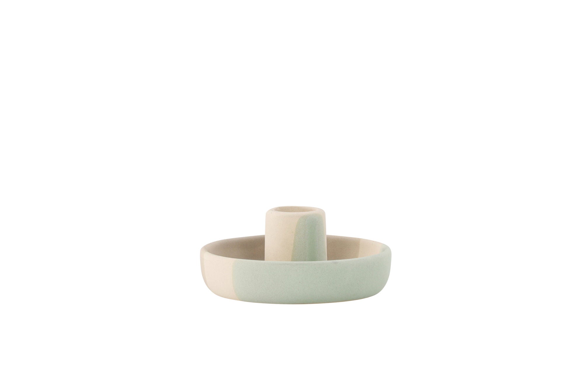 Venture Home Otis Candlestick - Mixed Colors -Beige/Green/Grey - W11*H5cm
