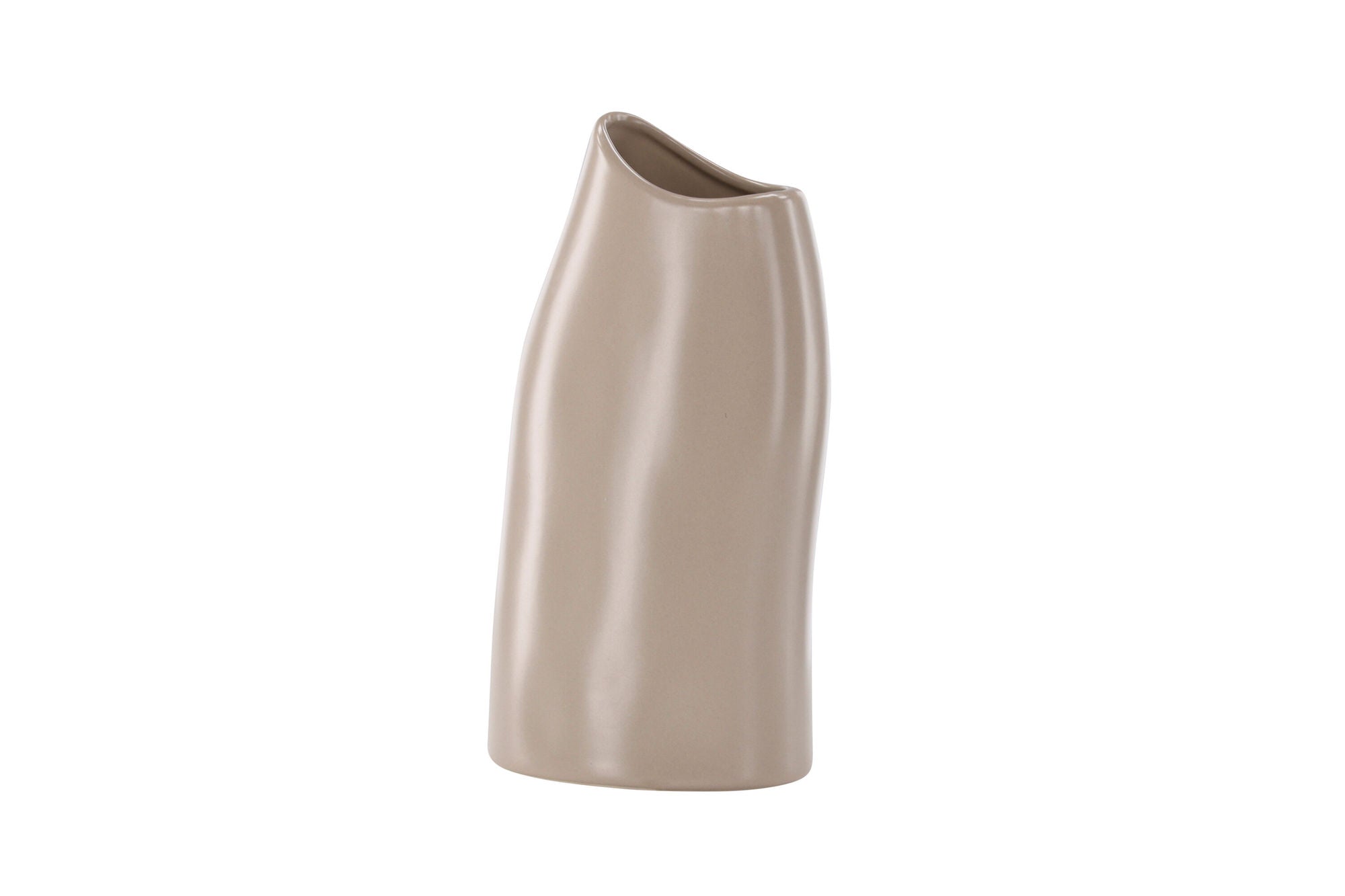 Venture Home Ernst Vase - Dark Beige - 12*9*23Hcm