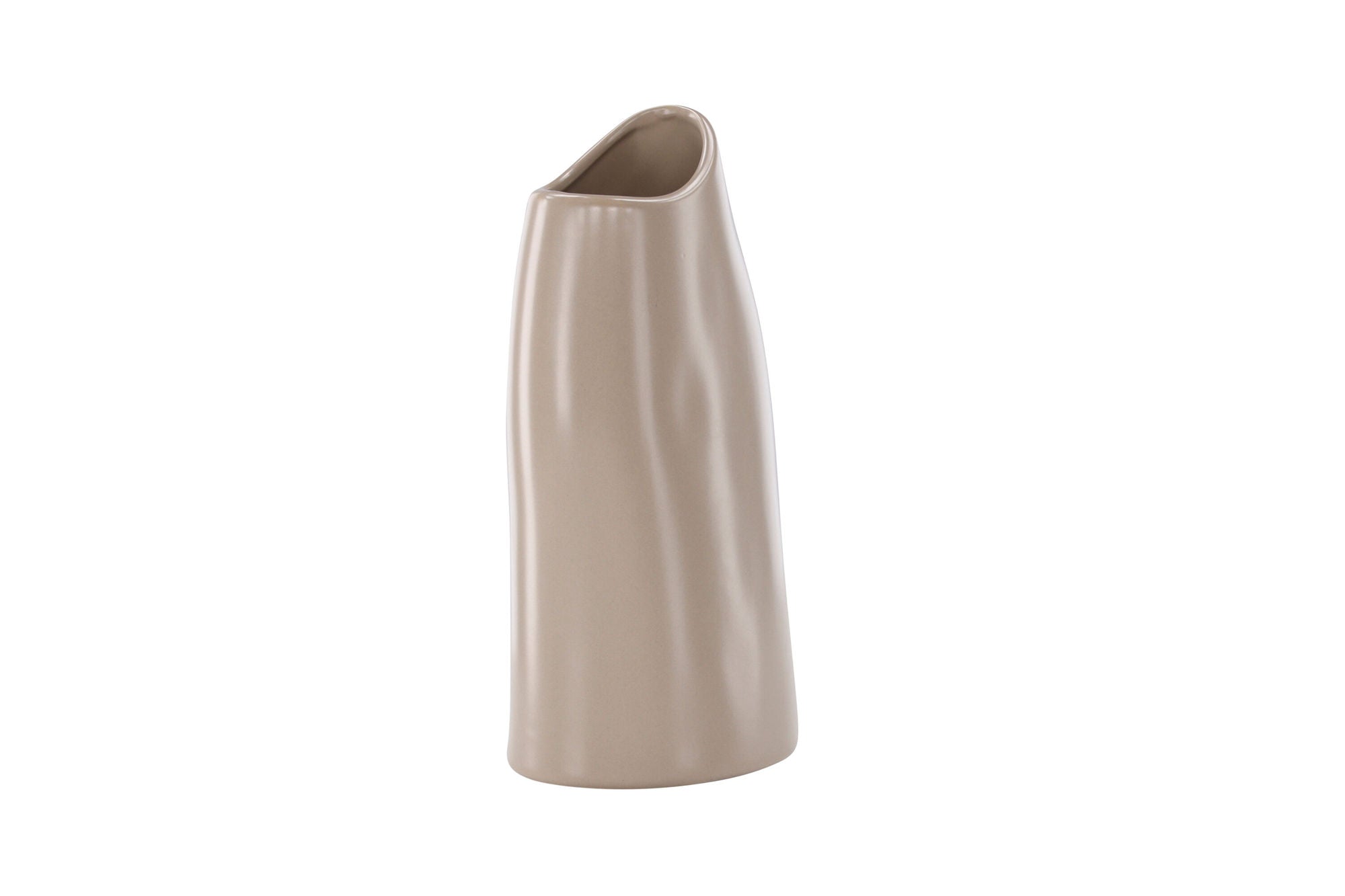 Venture Home Ernst Vase - Dark Beige - 12*9*23Hcm