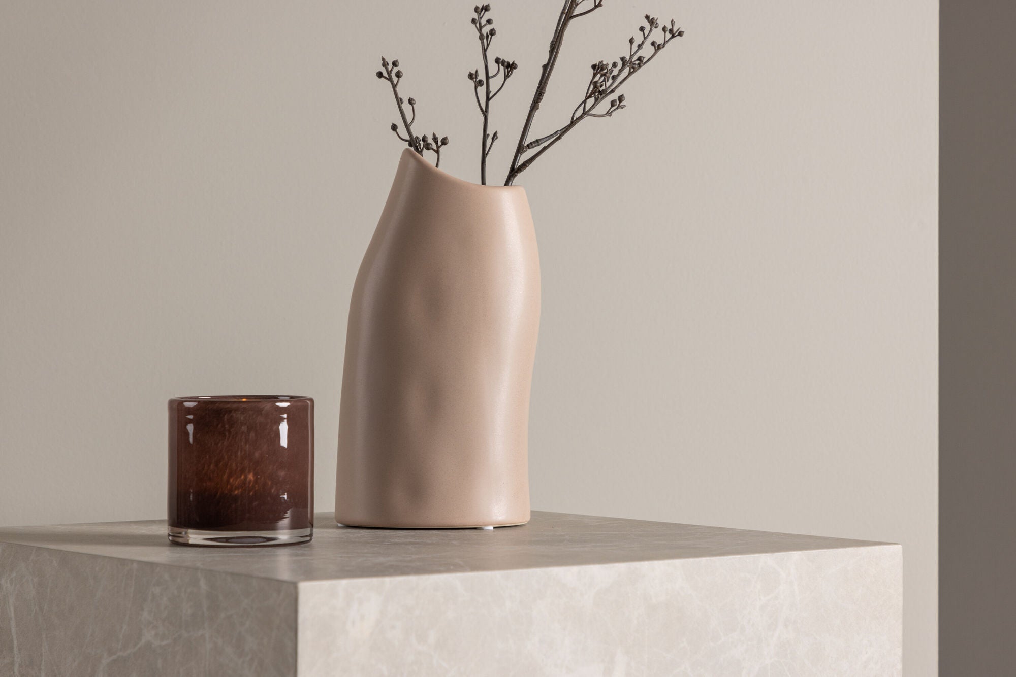 Venture Home Ernst Vase - Light Pink - 12*9*23Hcm