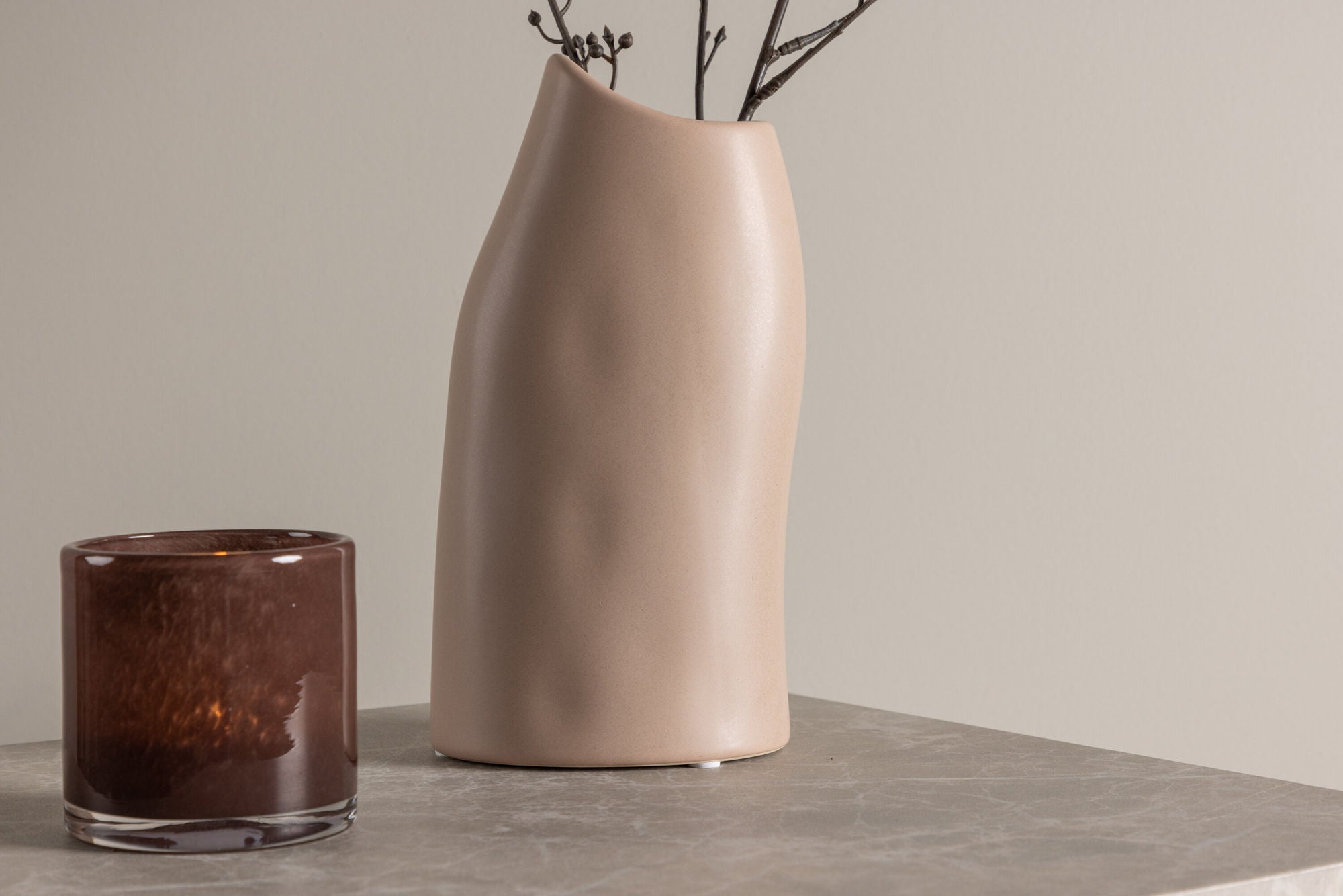 Venture Home Ernst Vase - Light Pink - 12*9*23Hcm