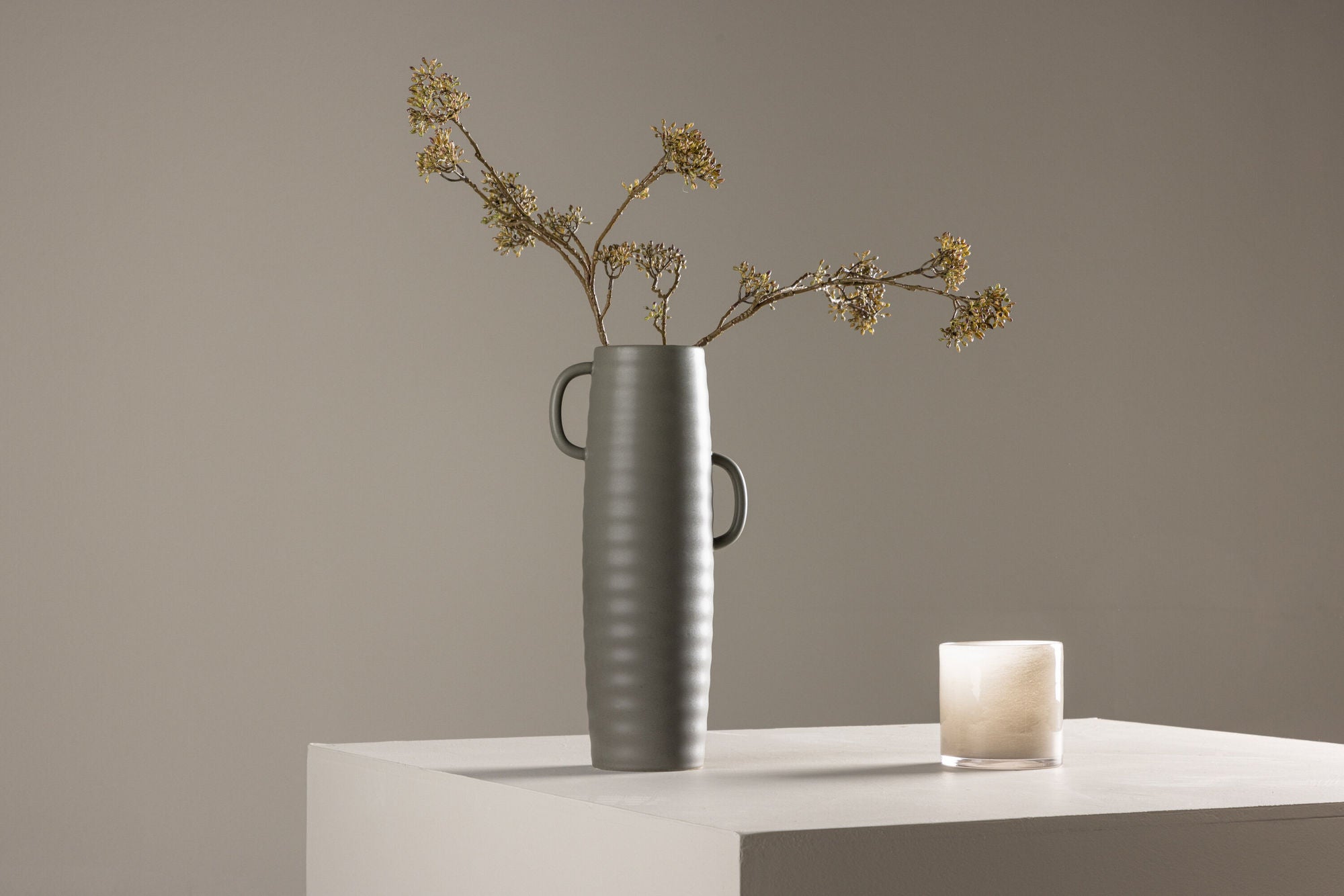 Venture Home Cent Vase - Dark Grey - 19*13*41cm