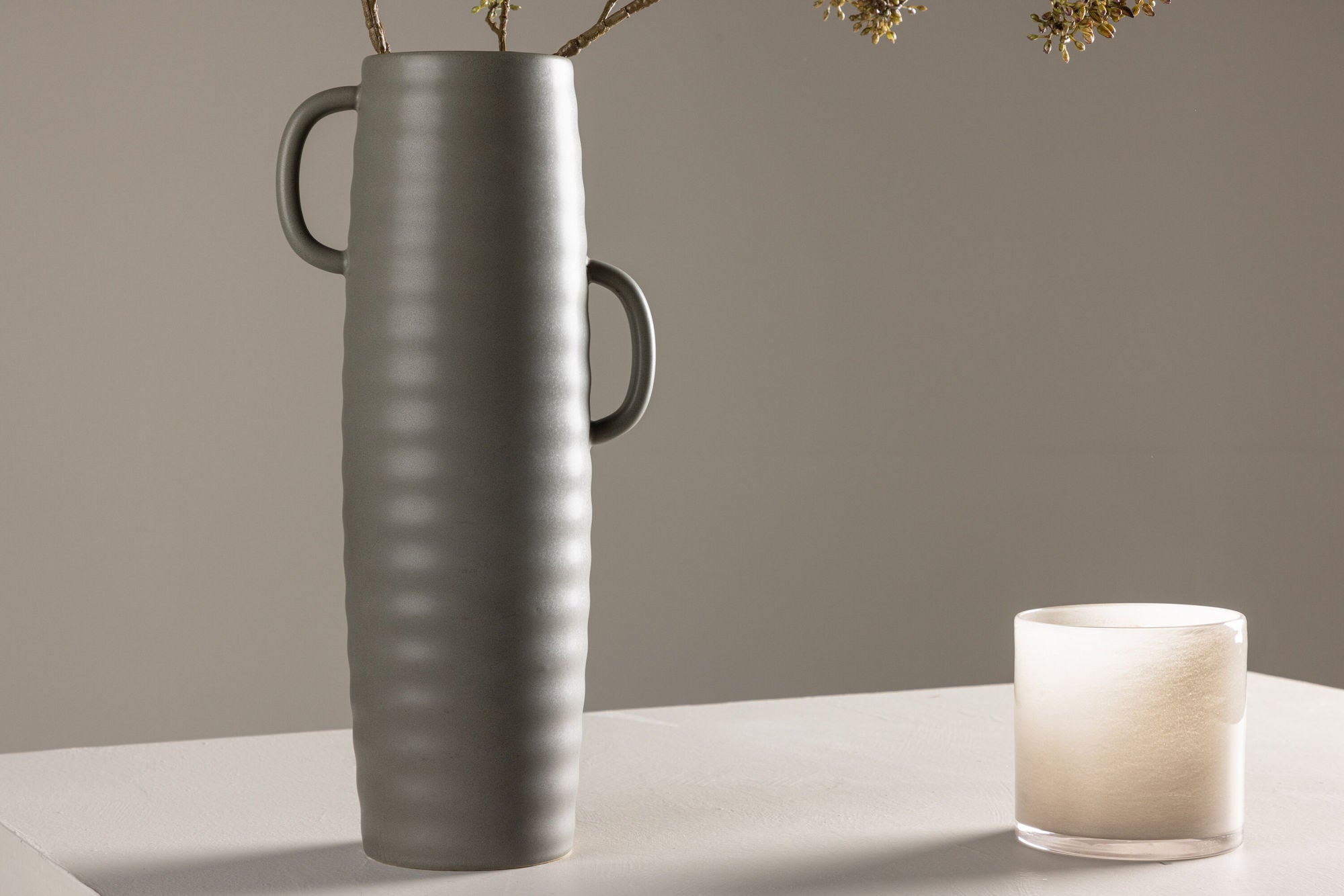 Venture Home Cent Vase - Dark Grey - 19*13*41cm