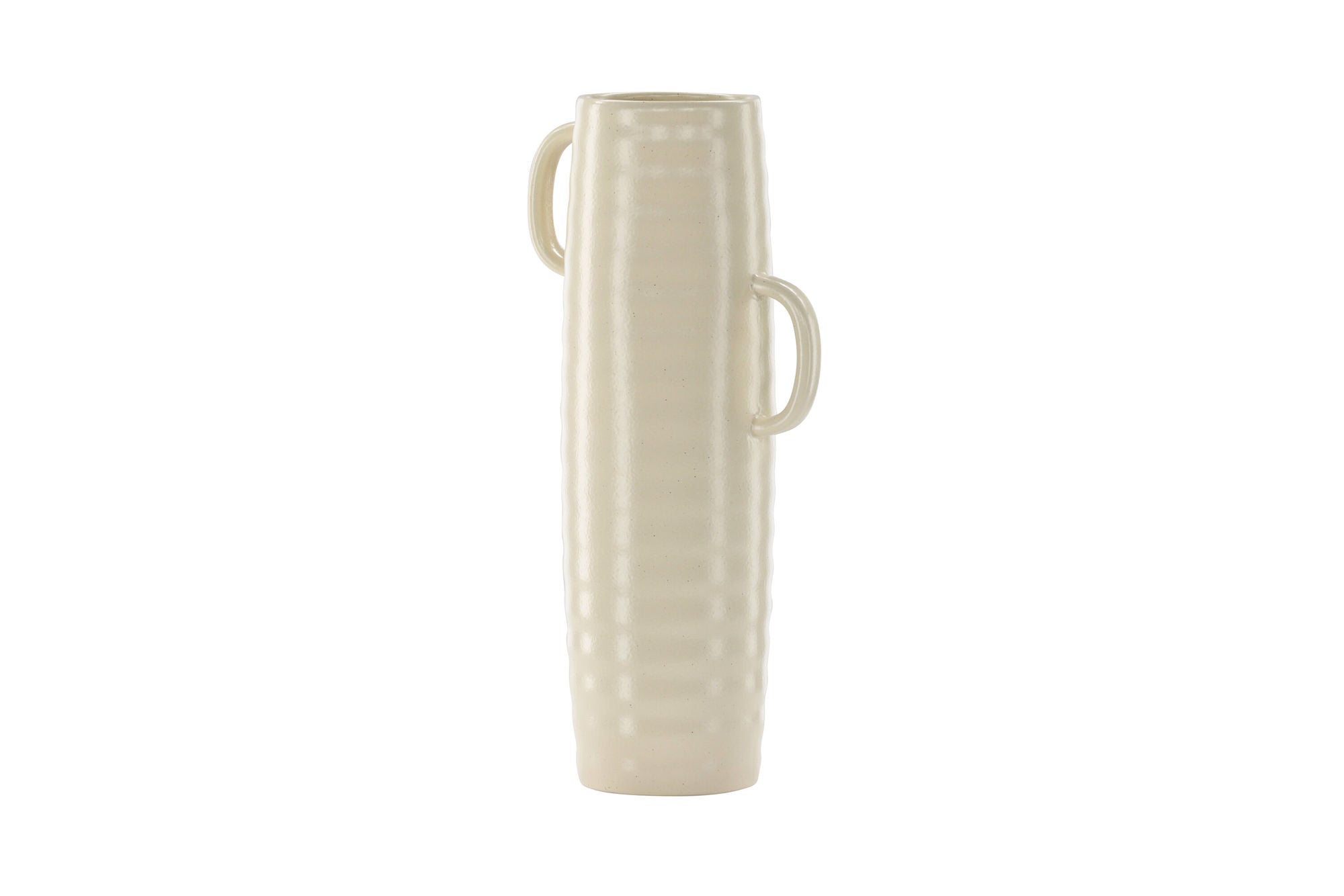 Venture Home Cent Vase - Beige/Black Dots - 19*13*41cm