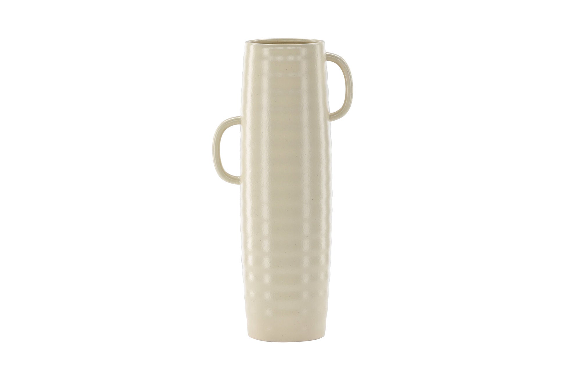 Venture Home Cent Vase - Beige/Black Dots - 19*13*41cm