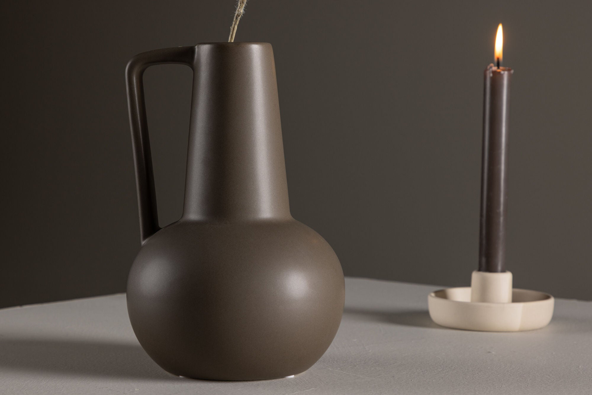 Venture Home Lane Vase - Matte Brown - 15*15*22cm