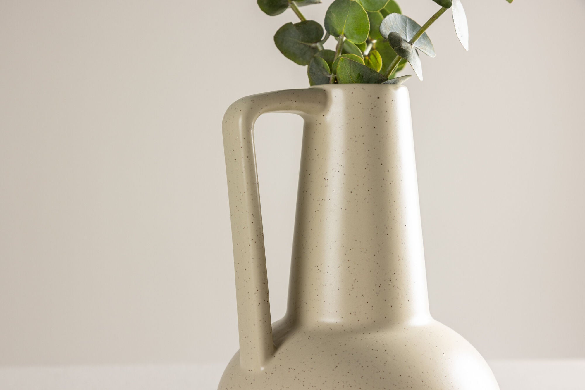 Venture Home Lane Vase - Beige/Black Dots - 15*15*22cm