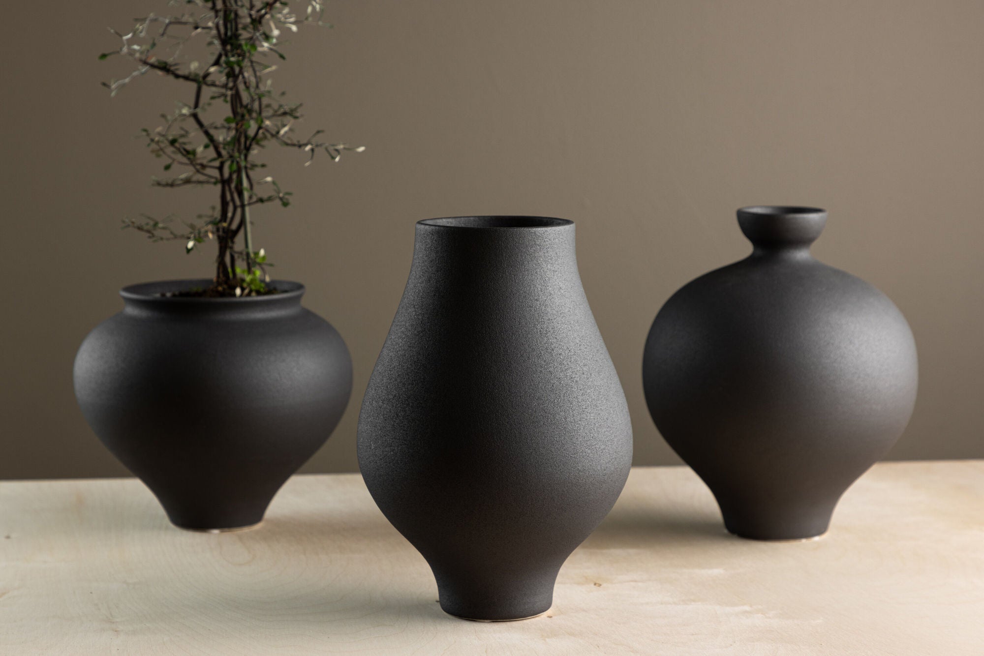 Venture Home Rellis Vase - Black - D10*H24*B14cm