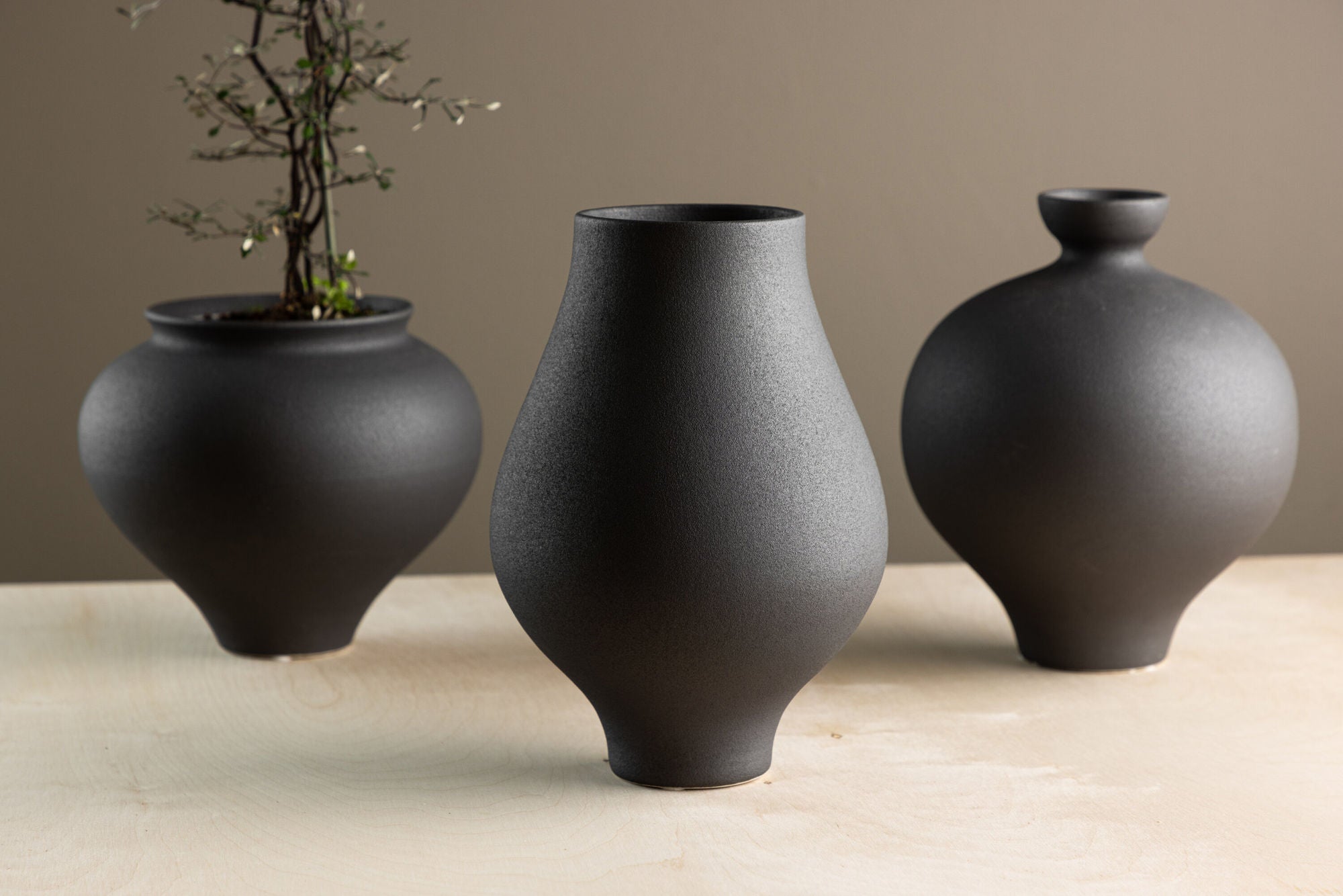 Venture Home Rellis Vase - Black - D10*H24*B14cm