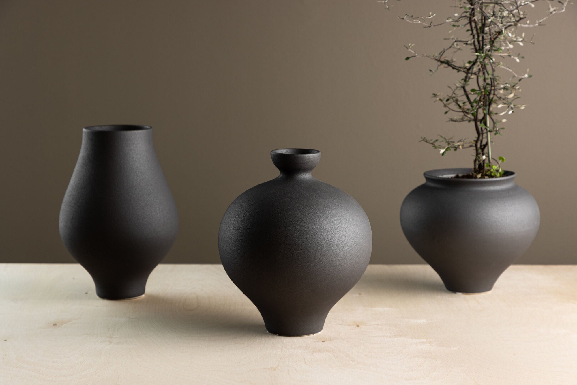 Venture Home Rellis Vase - Black - D6*H24*B20cm