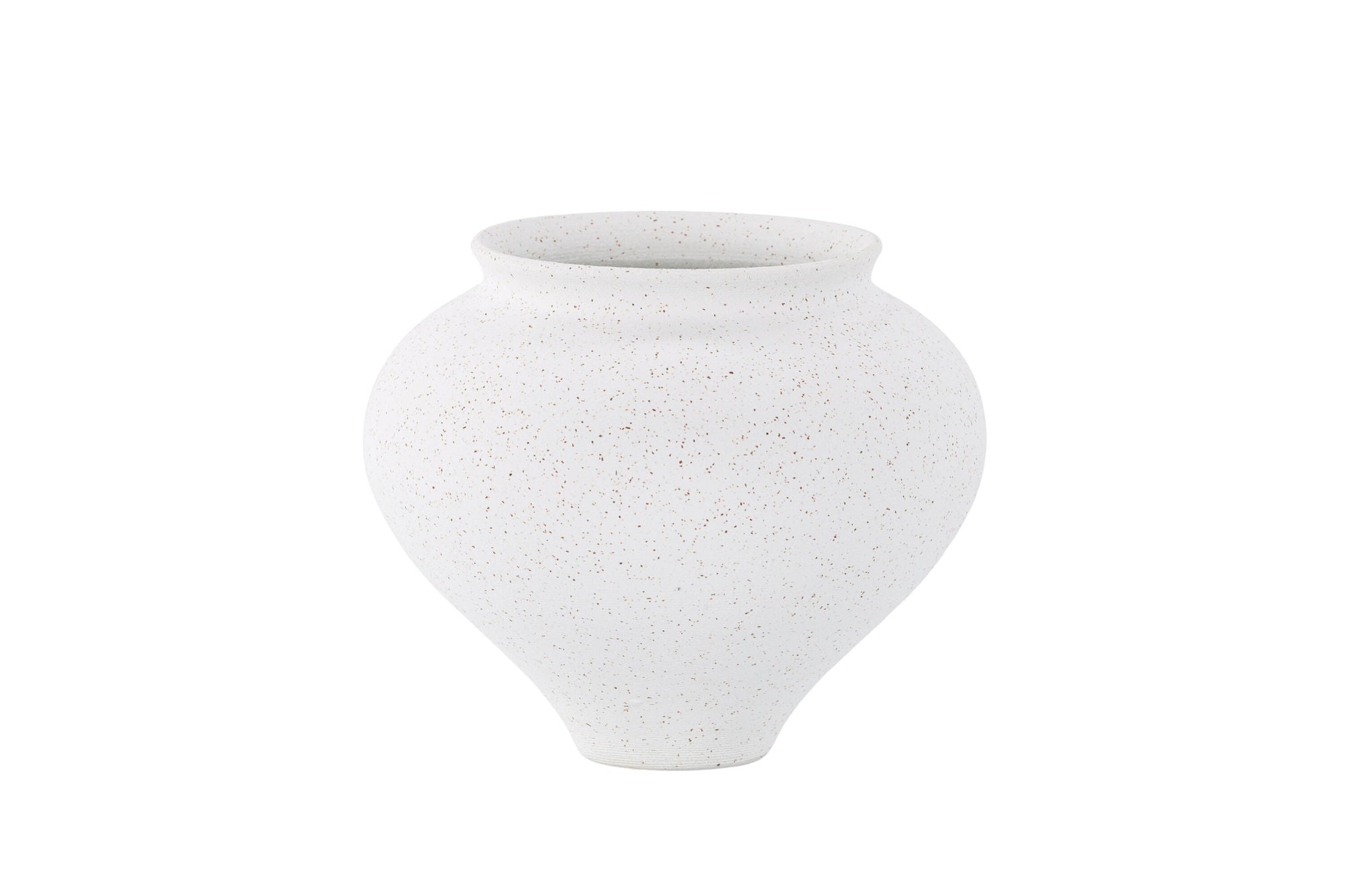 Venture Home Rellis Vase - White/Black Dots - D11*H18*B18cm
