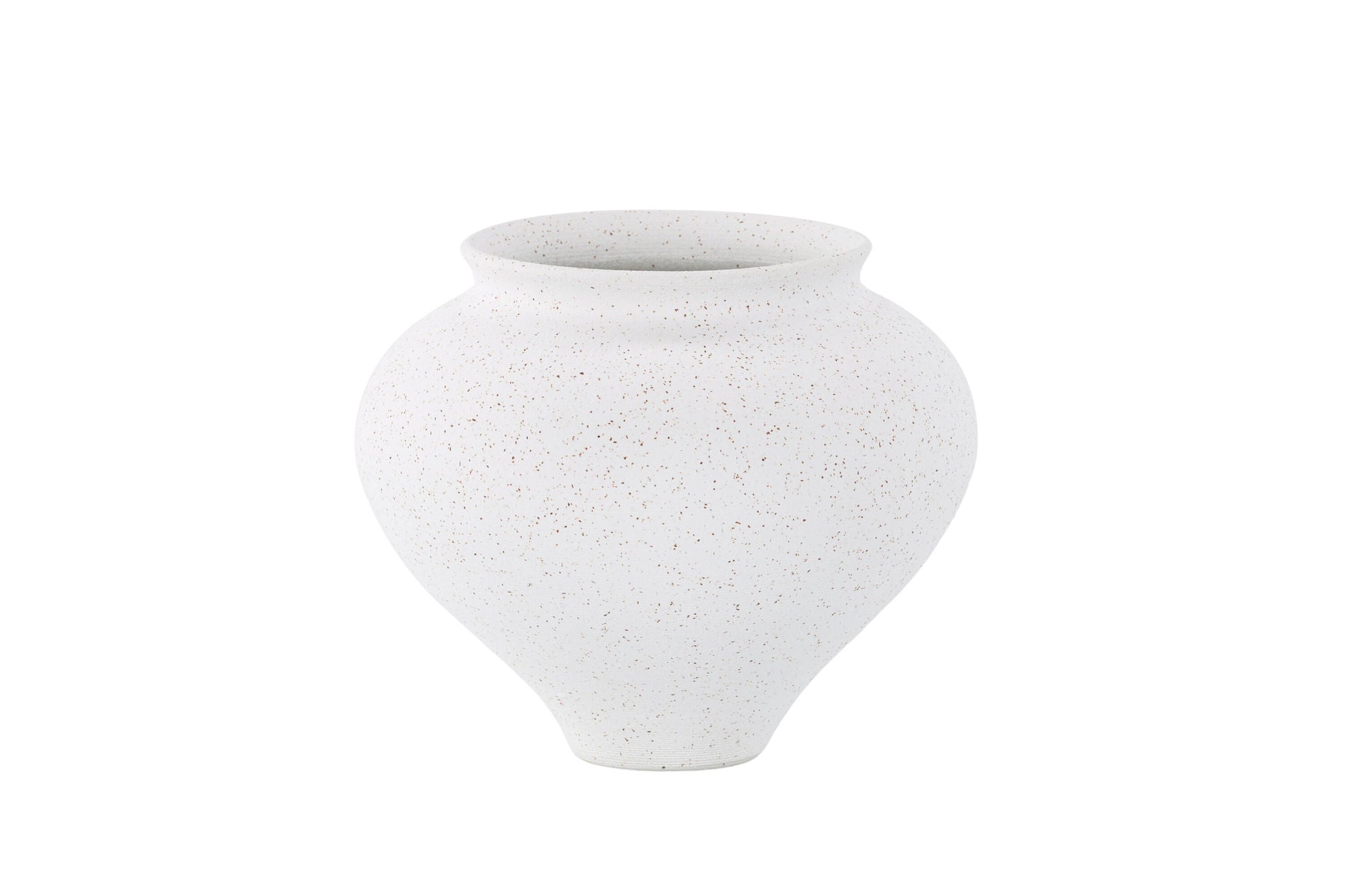 Venture Home Rellis Vase - White/Black Dots - D11*H18*B18cm
