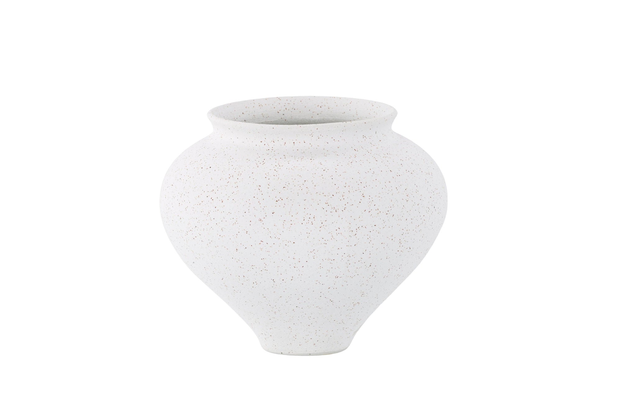 Venture Home Rellis Vase - White/Black Dots - D11*H18*B18cm
