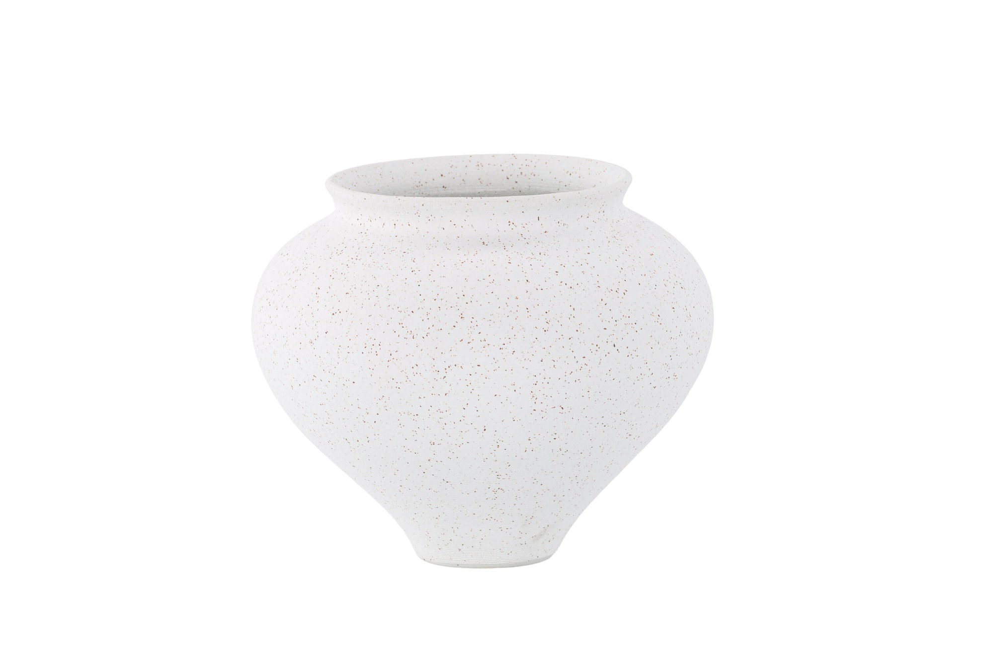 Venture Home Rellis Vase - White/Black Dots - D11*H18*B18cm