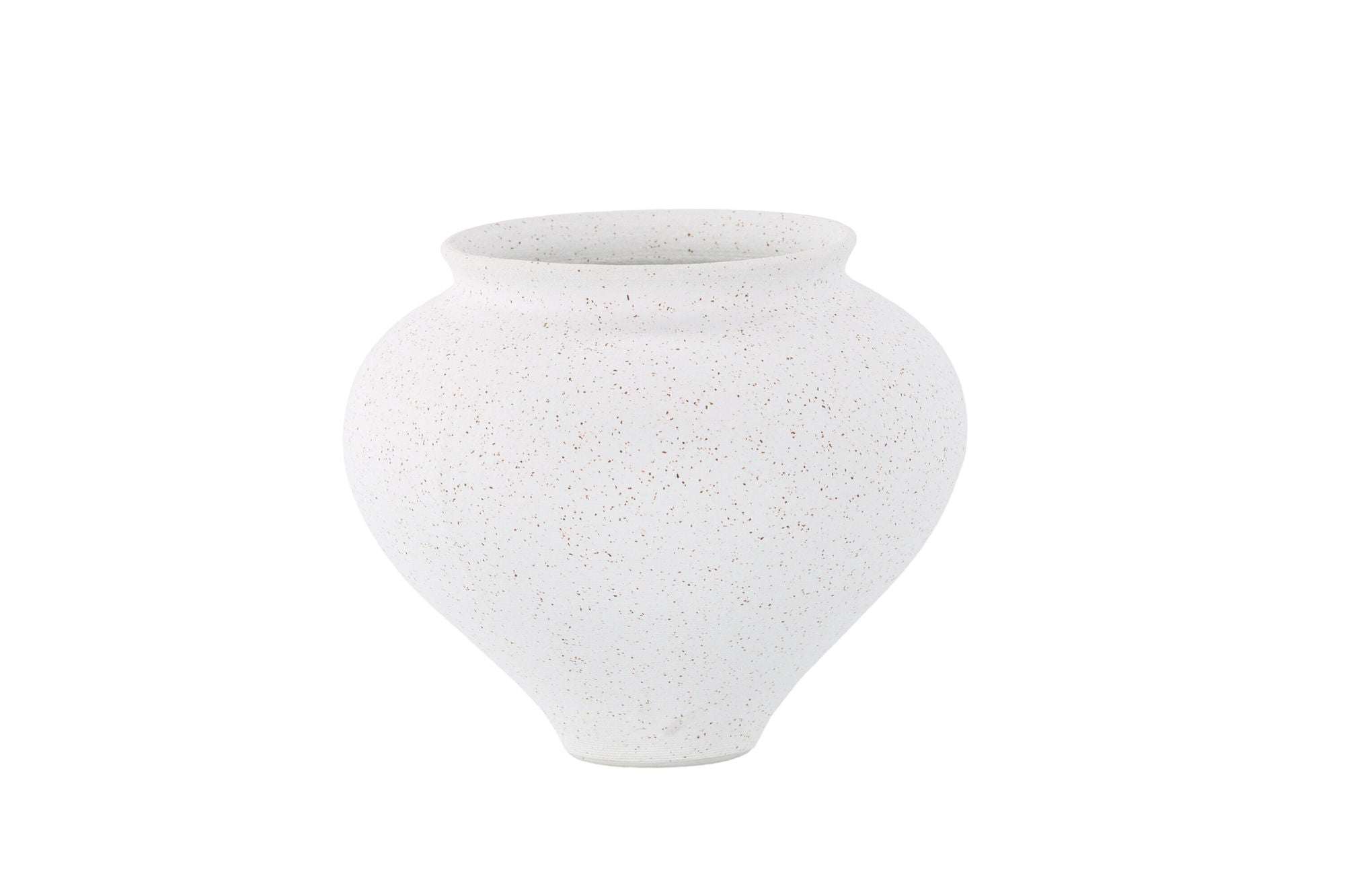 Venture Home Rellis Vase - White/Black Dots - D11*H18*B18cm
