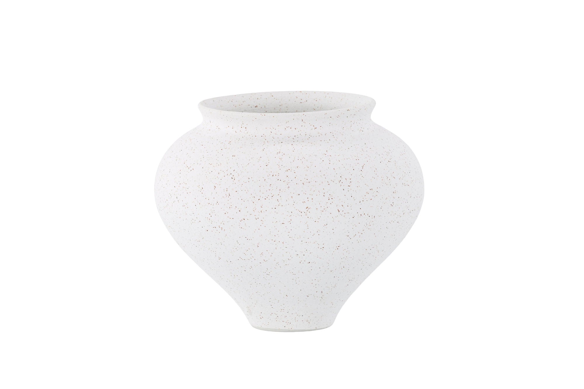 Venture Home Rellis Vase - White/Black Dots - D11*H18*B18cm