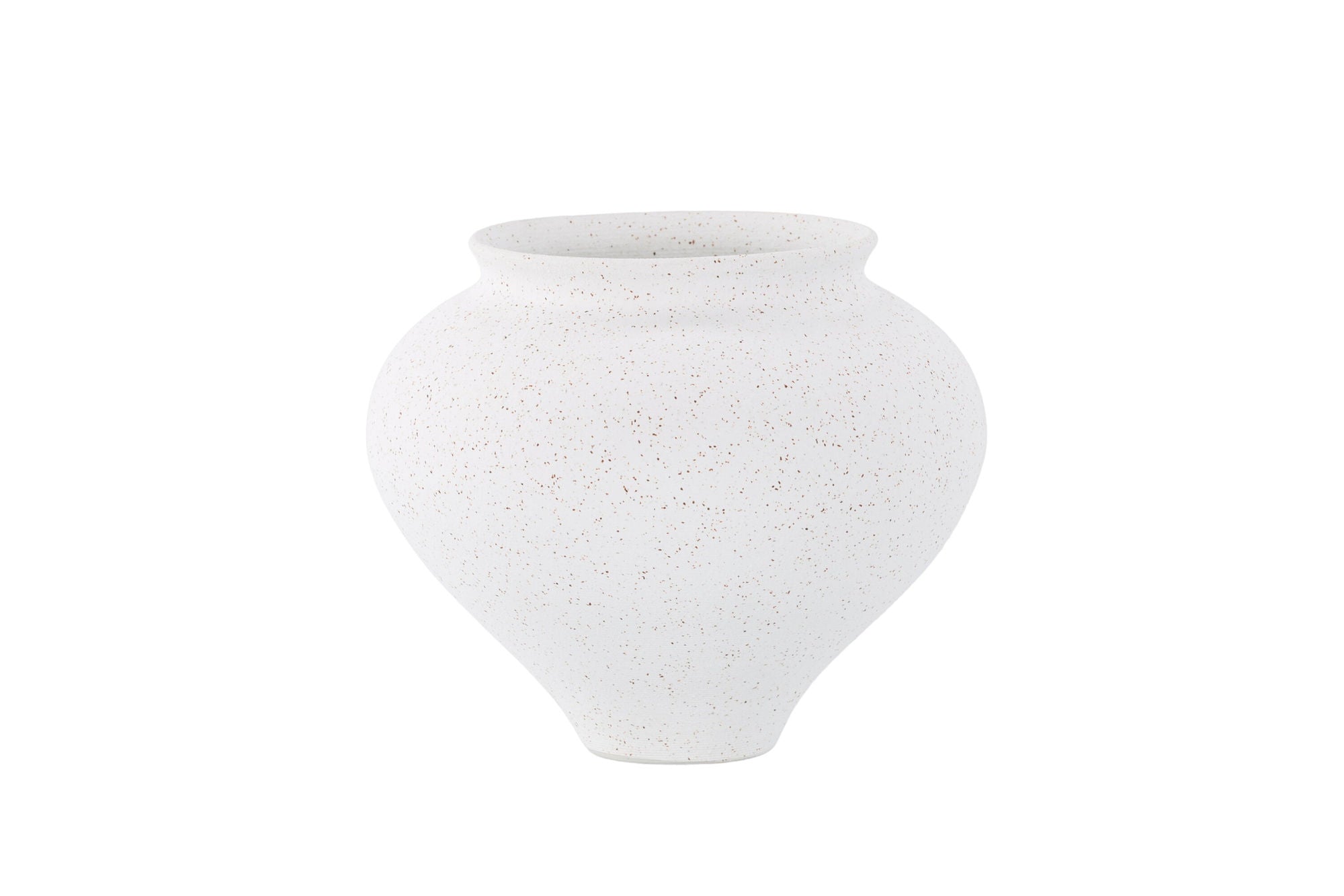 Venture Home Rellis Vase - White/Black Dots - D11*H18*B18cm