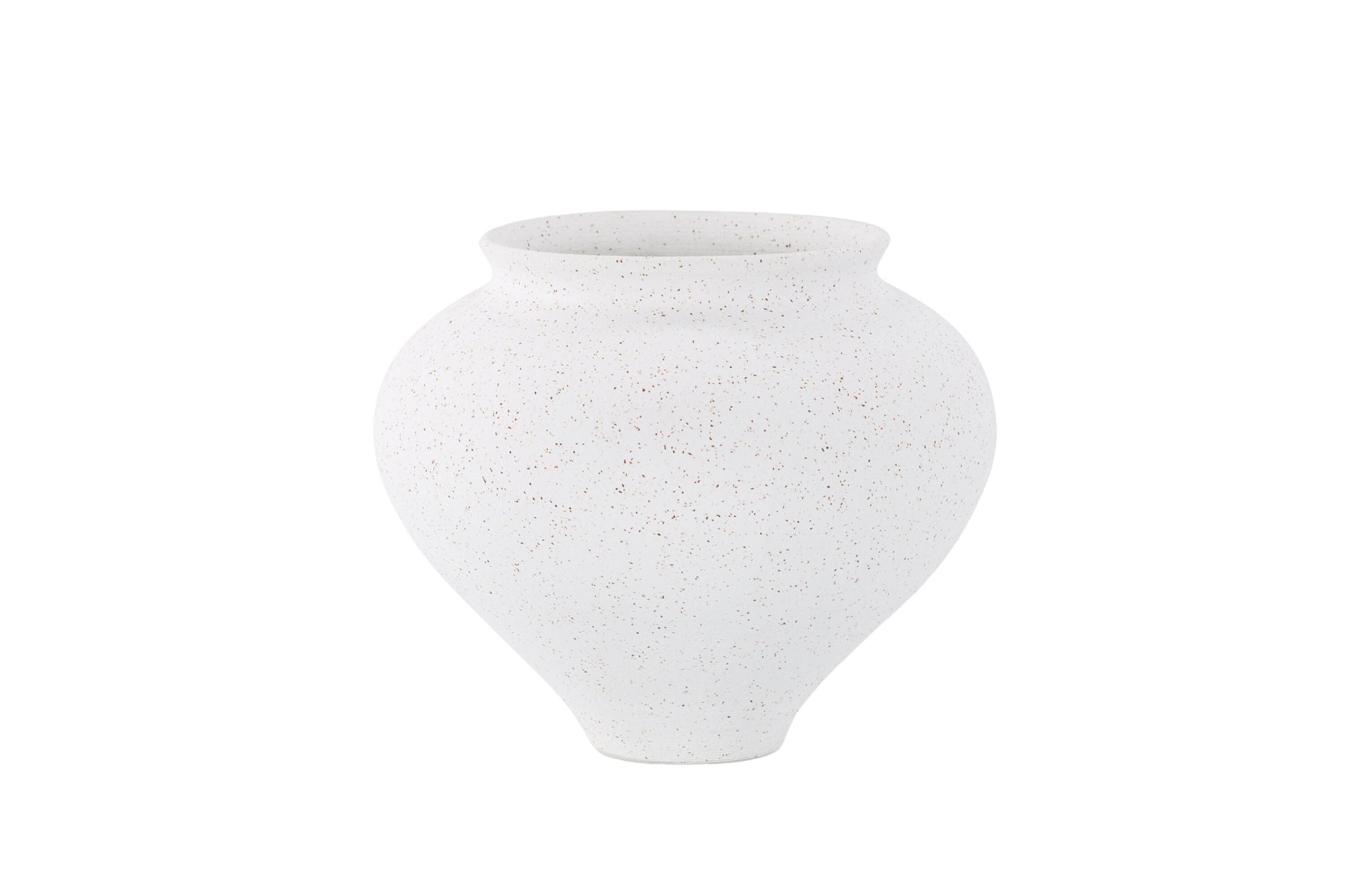 Venture Home Rellis Vase - White/Black Dots - D11*H18*B18cm