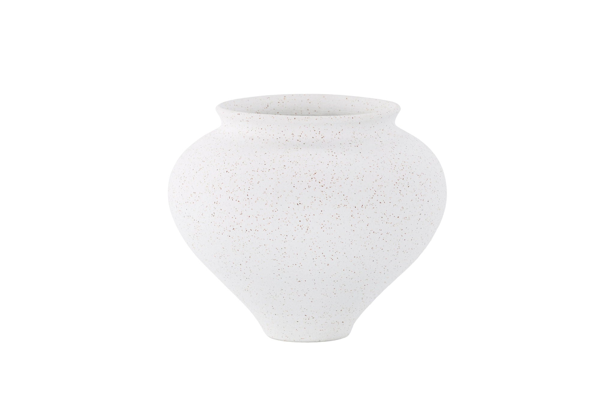 Venture Home Rellis Vase - White/Black Dots - D11*H18*B18cm