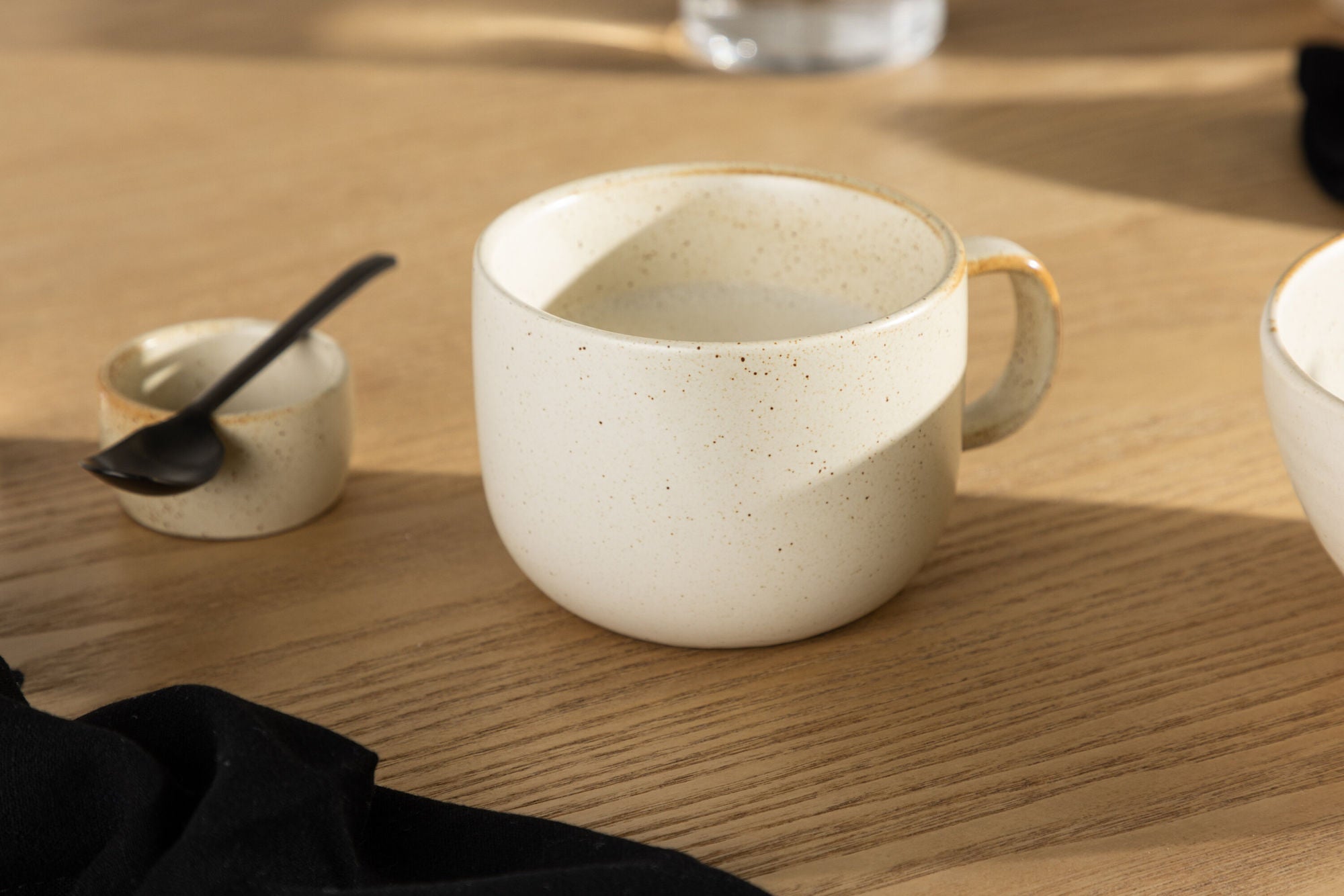 Venture Home Active Cup 2-pack - Beige/Black Dots - 10*7Hcm