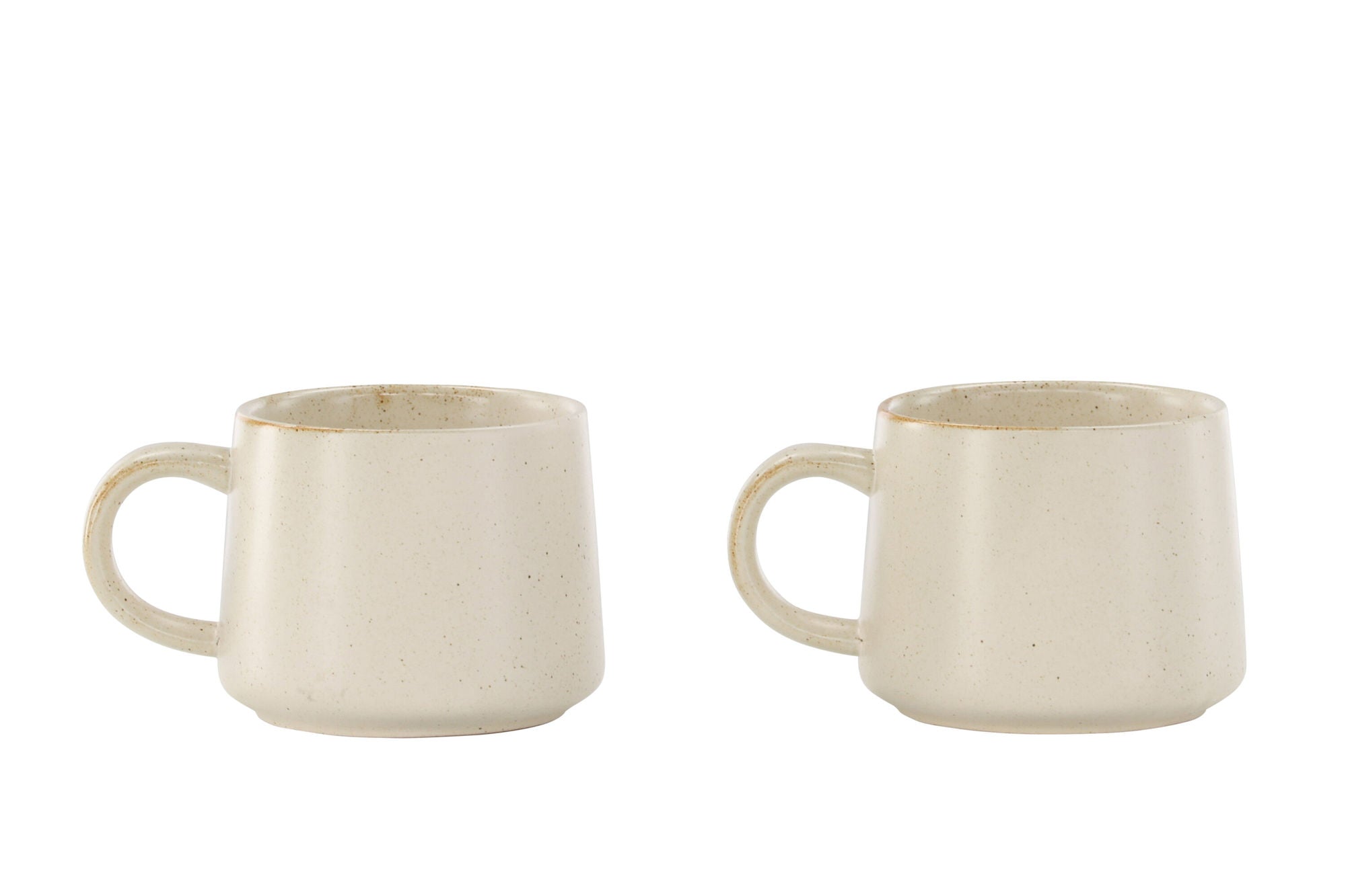 Venture Home Active Cup 2-pack - Beige/Black Dots - 9*8Hcm