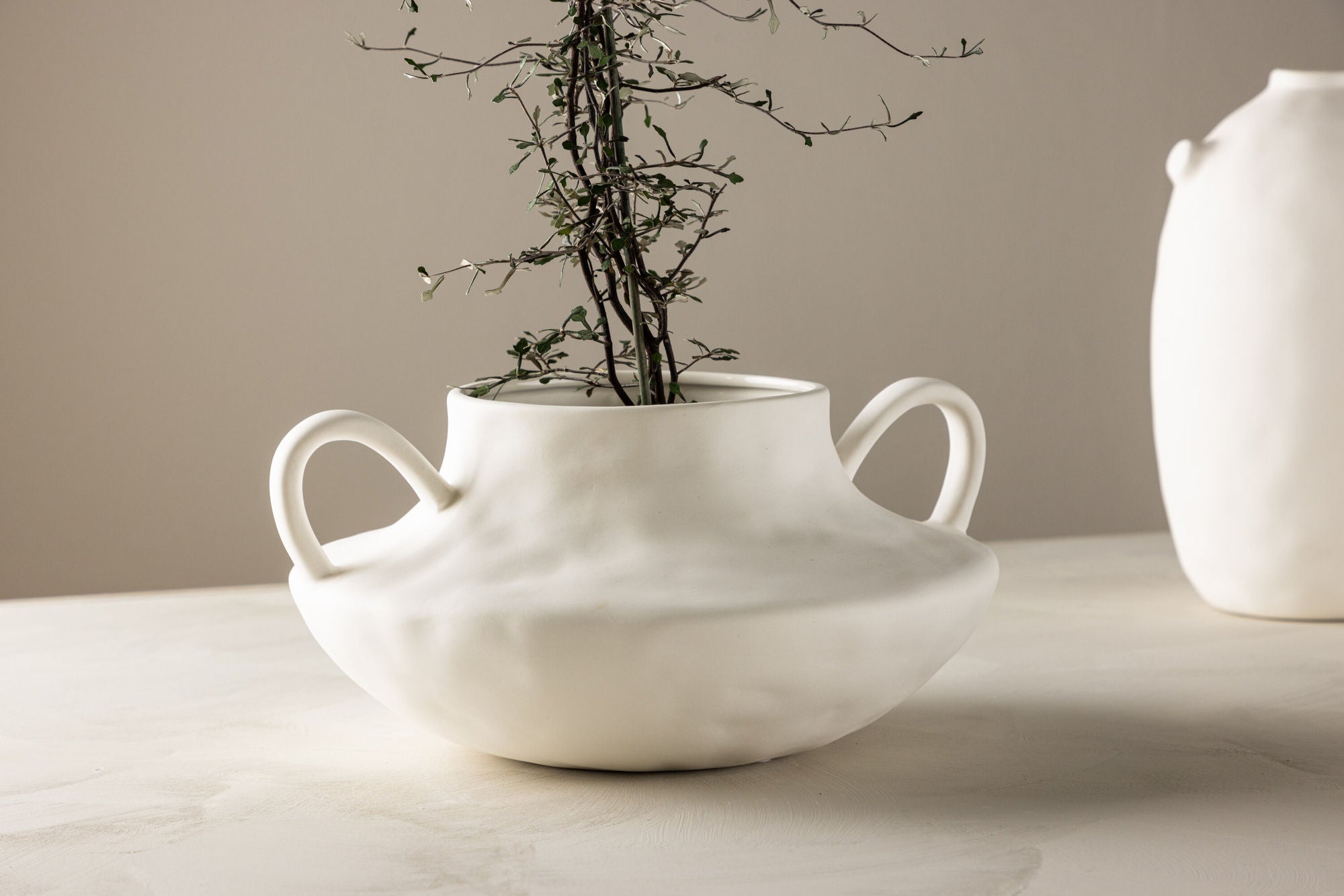 Venture Home Holda Pot - Off White - 31*29*15Hcm