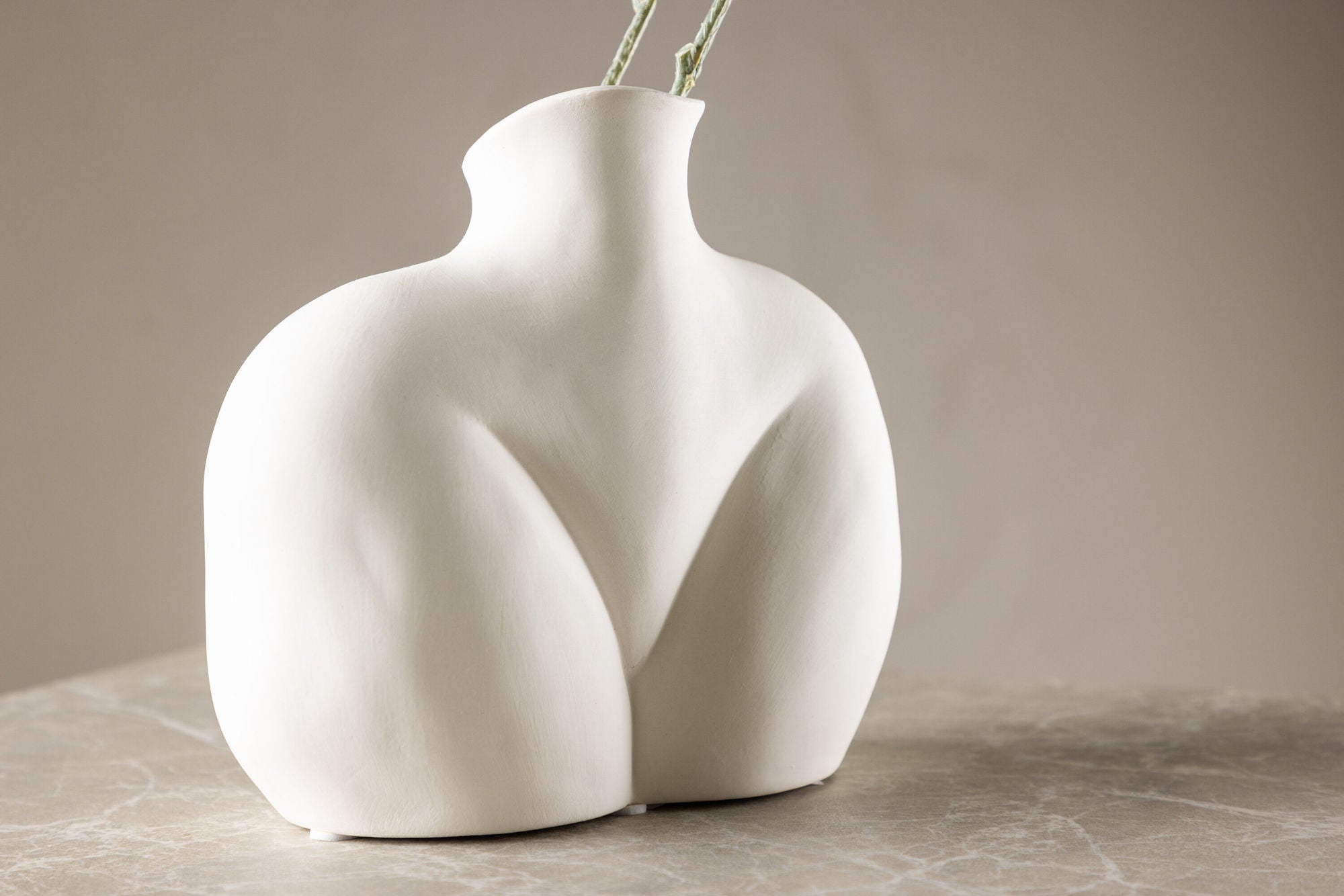 Venture Home Harvey Vase - Offwhite - 17*10*15Hcm