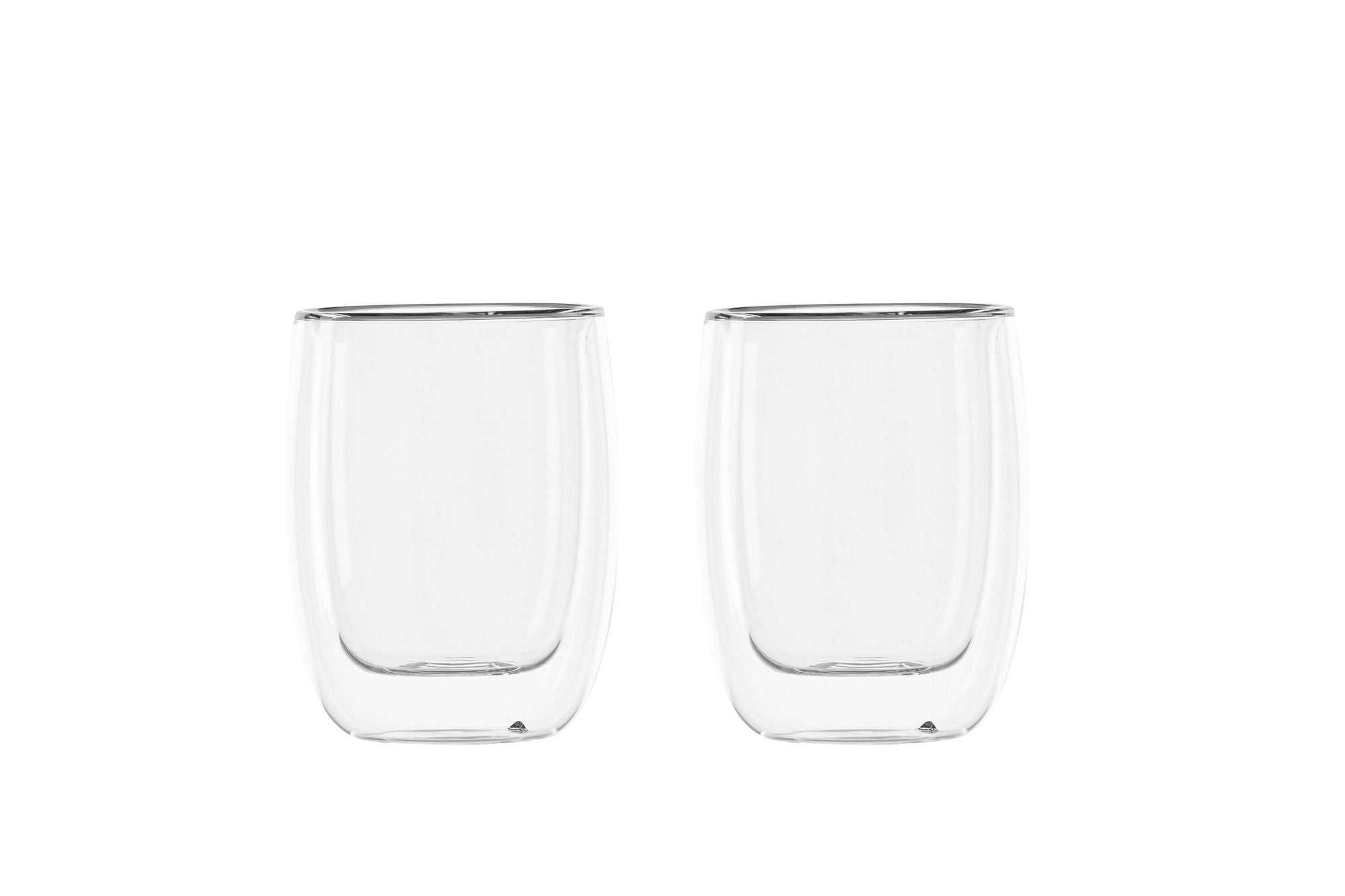 Venture Home Ria Coffecup 2-pack - Clear Glass - 7*10Hcm, 230ml