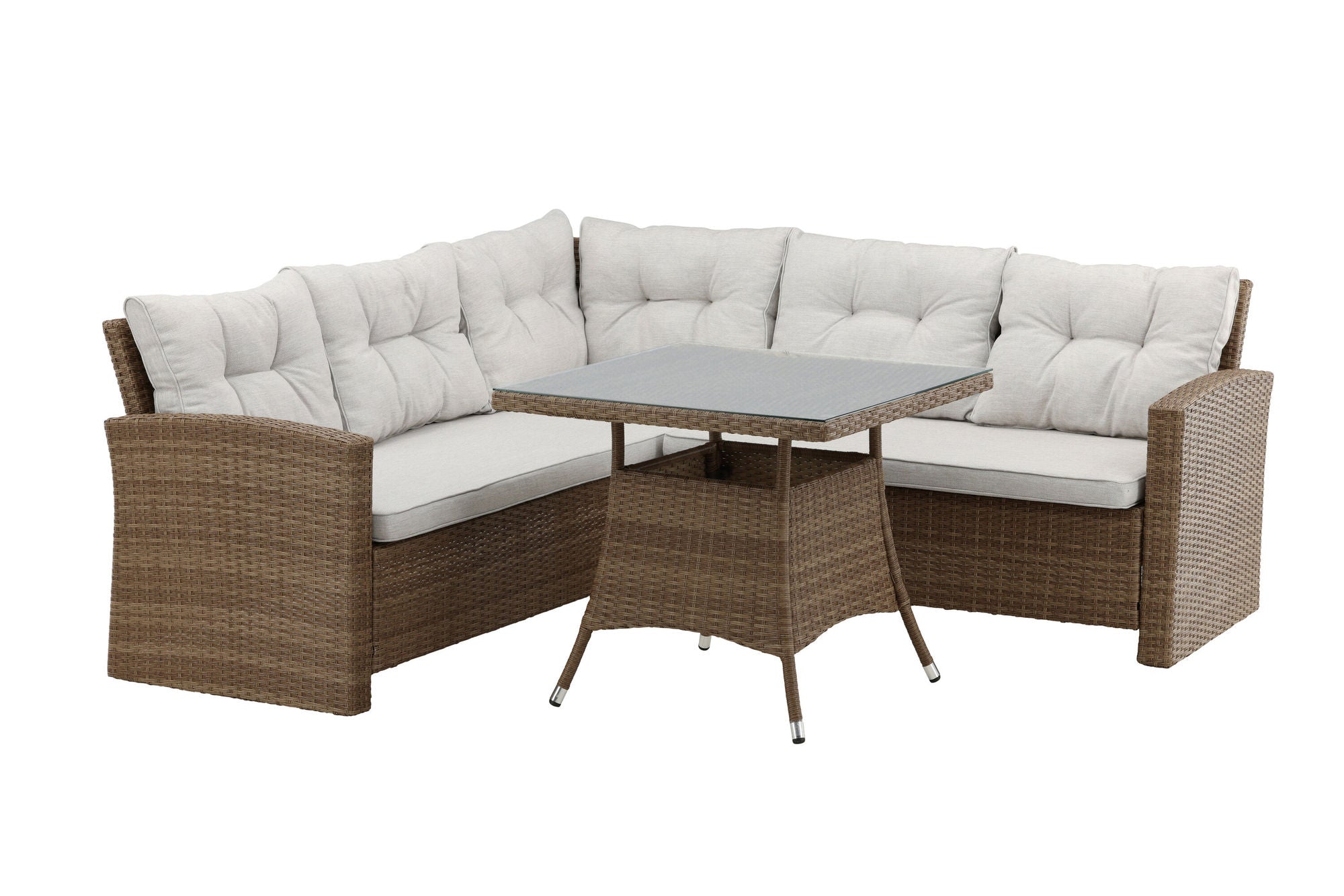 Venture Home Watford hjørne sofa - Nature/Nature