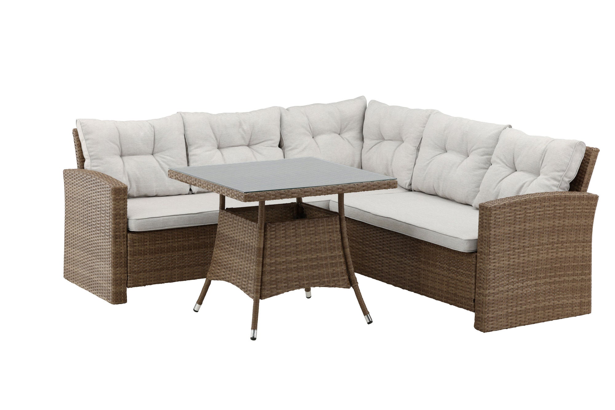 Venture Home Watford hjørne sofa - Nature/Nature