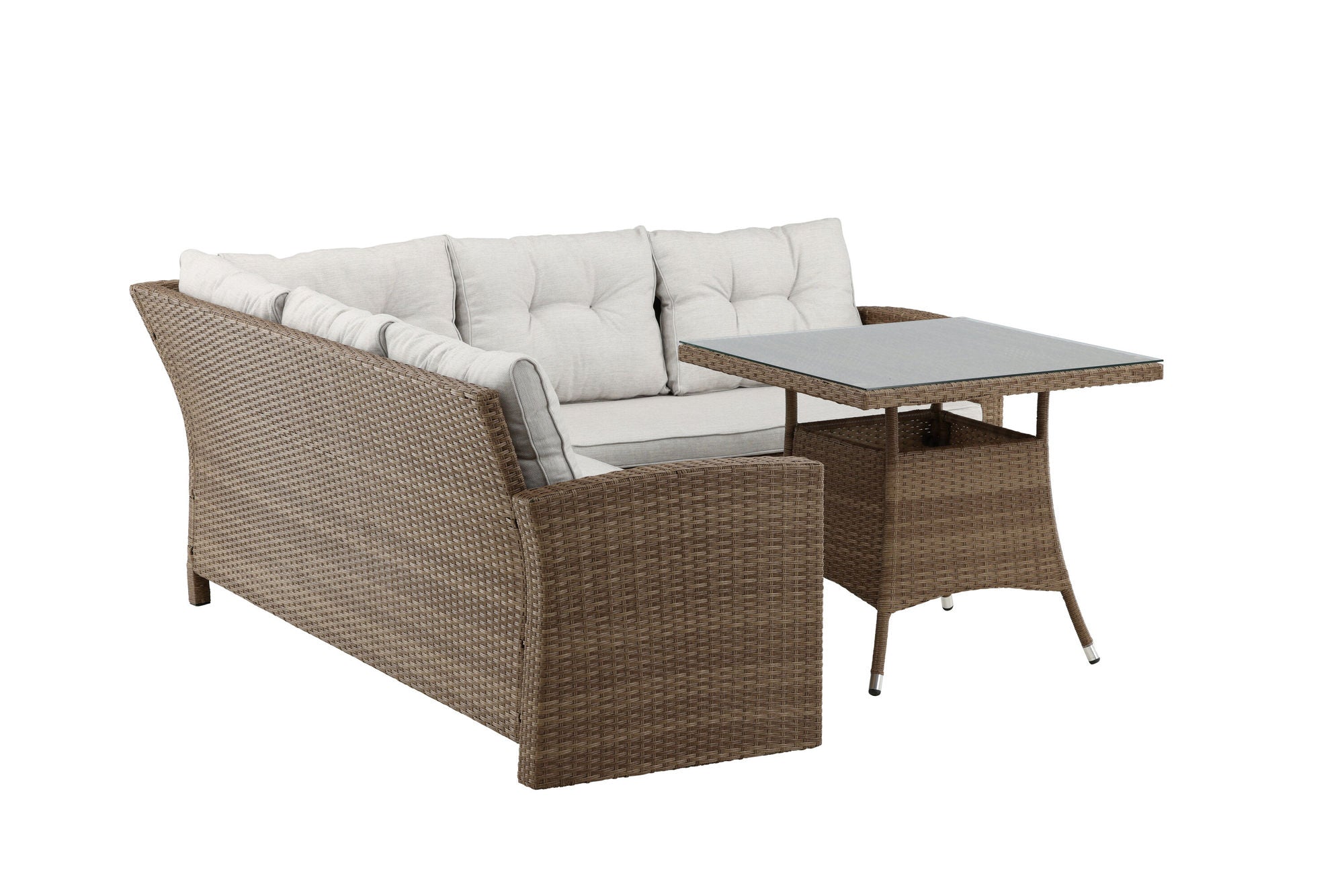 Venture Home Watford hjørne sofa - Nature/Nature