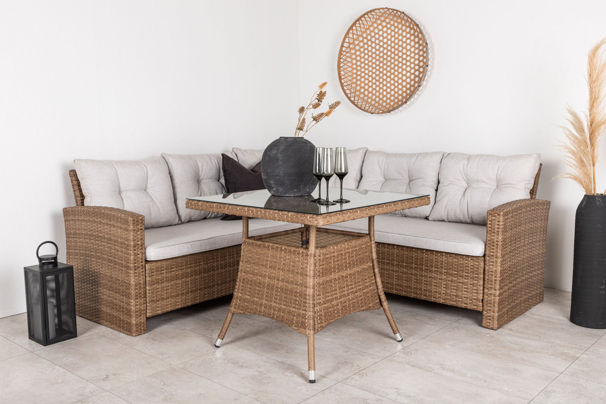 Venture Home Watford hjørne sofa - Nature/Nature