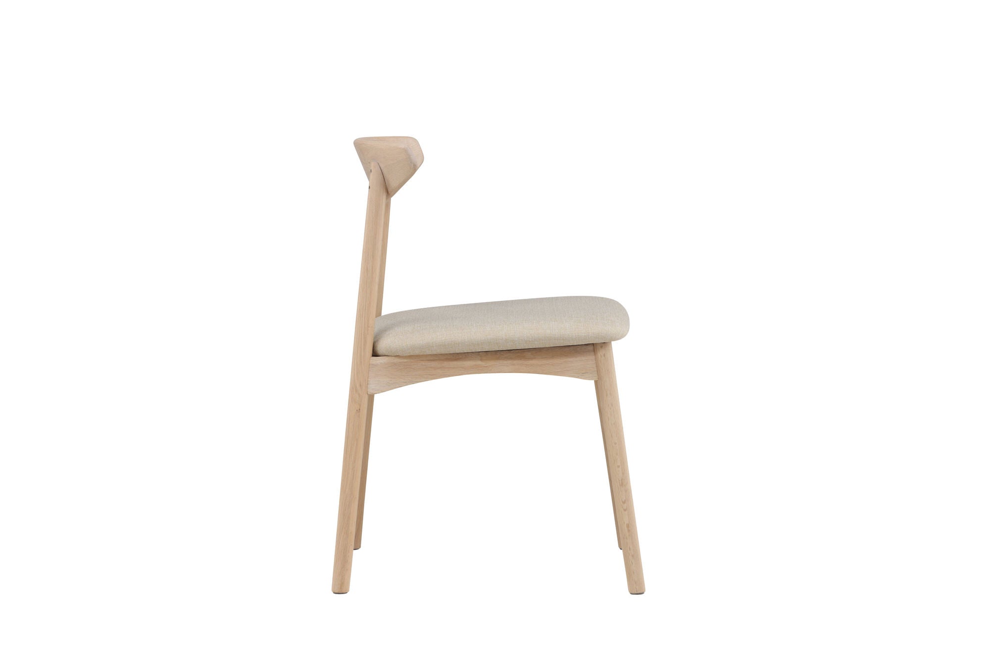 Vind Ven Spisebordsstol 2-pack - Whitewash /