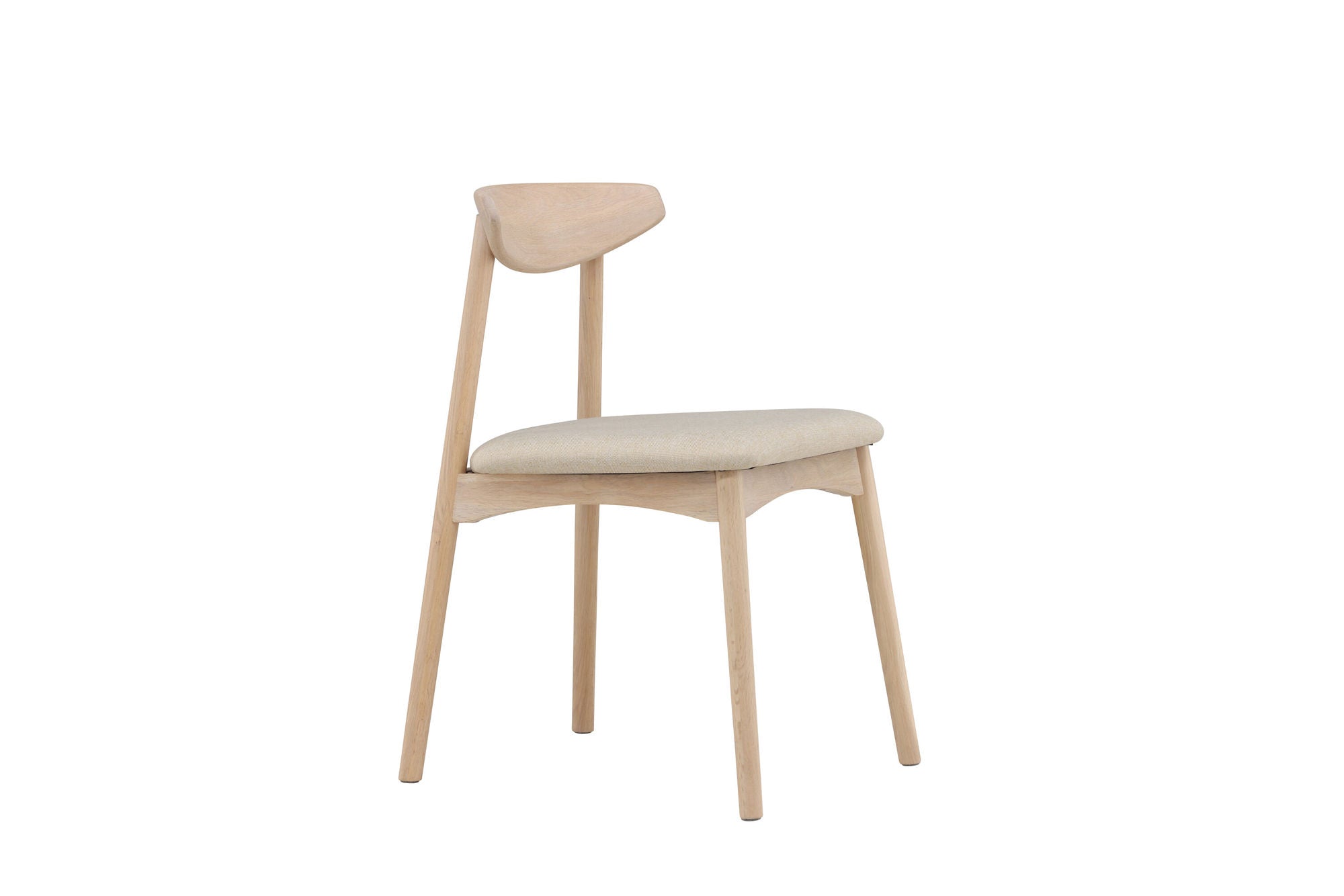 Vind Ven Spisebordsstol 2-pack - Whitewash /