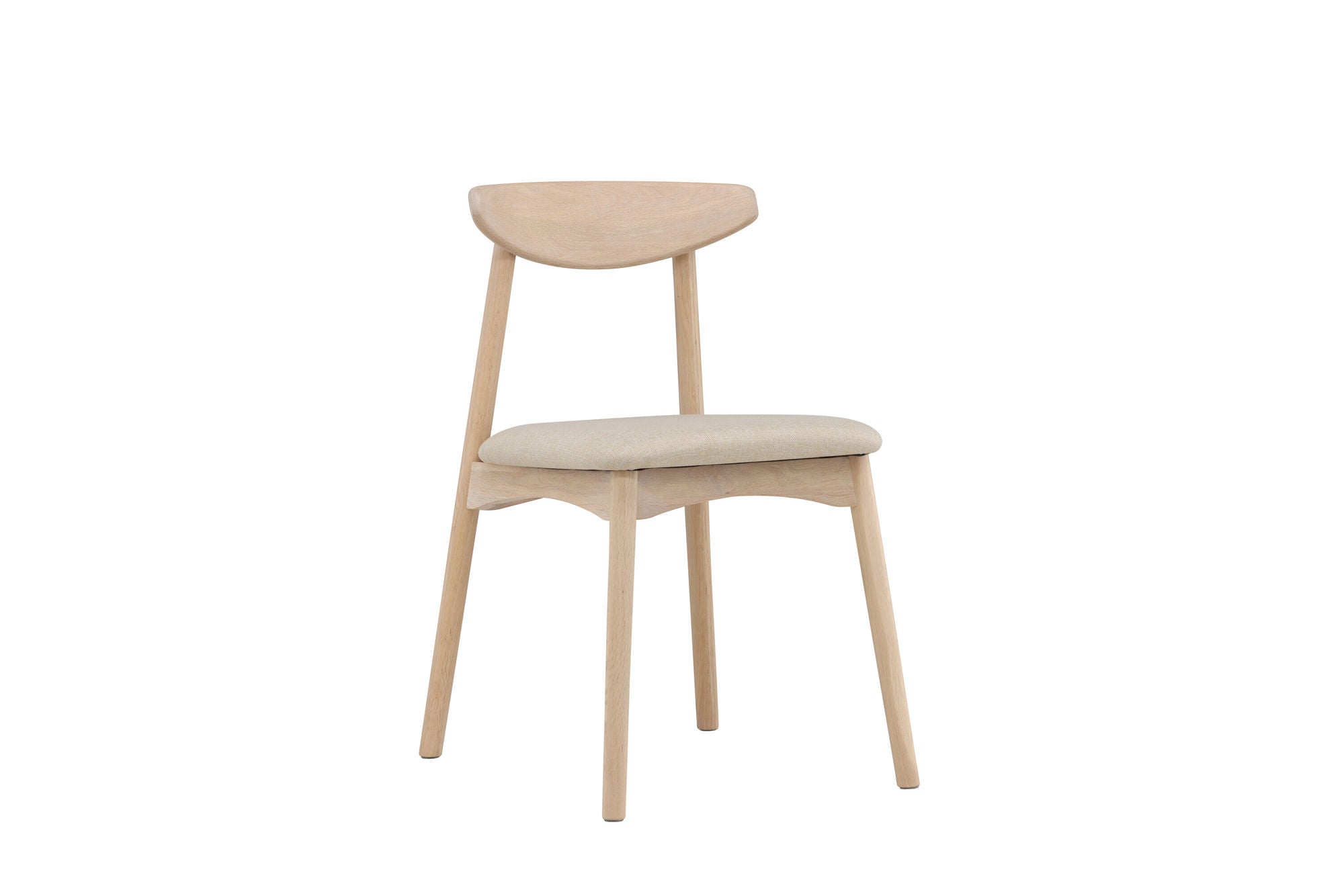 Vind Ven Spisebordsstol 2-pack - Whitewash /