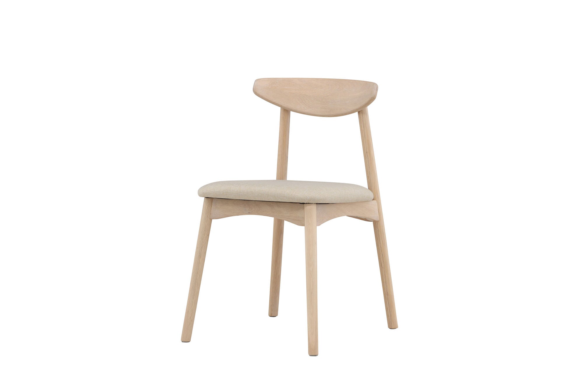 Vind Ven Spisebordsstol 2-pack - Whitewash /