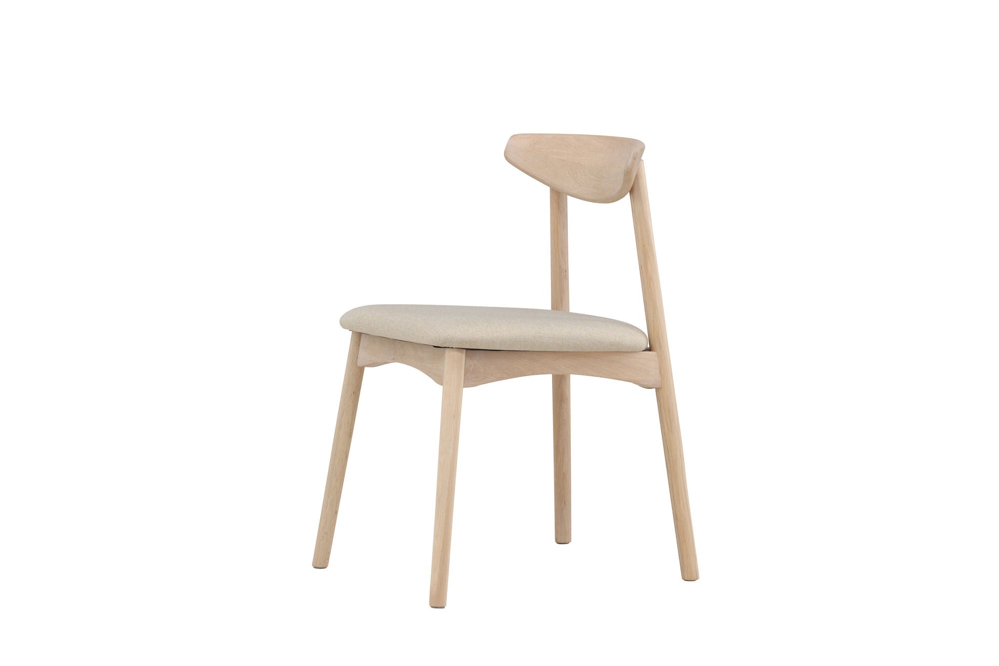 Vind Ven Spisebordsstol 2-pack - Whitewash /