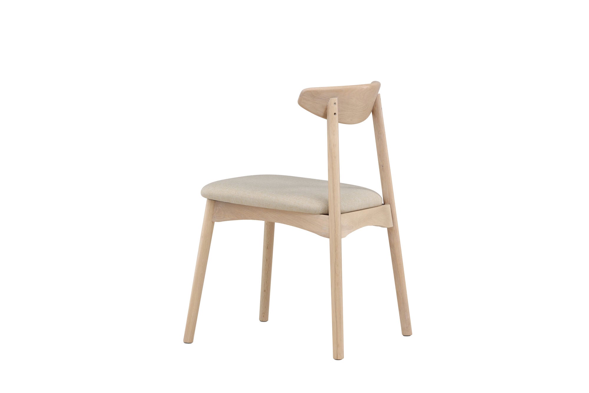 Vind Ven Spisebordsstol 2-pack - Whitewash /