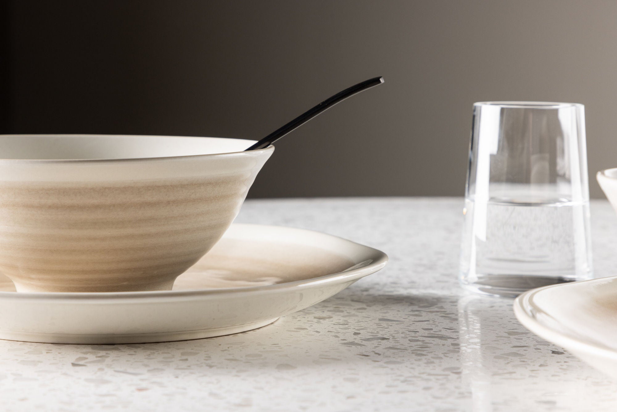 Venture Home Jublie Pasta Bowl 2-pack - Beige - 18*8cm