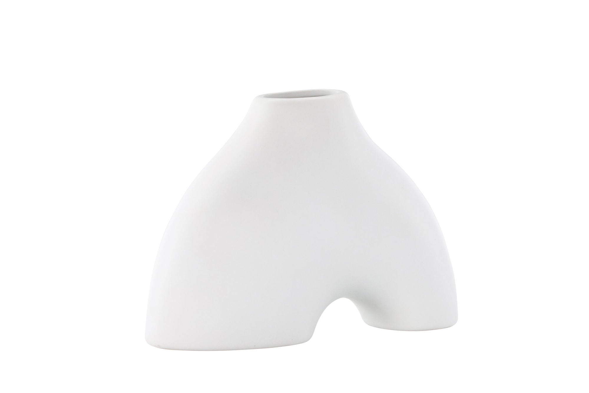 Venture Home Kento Vase - White - 21*8*15Hcm