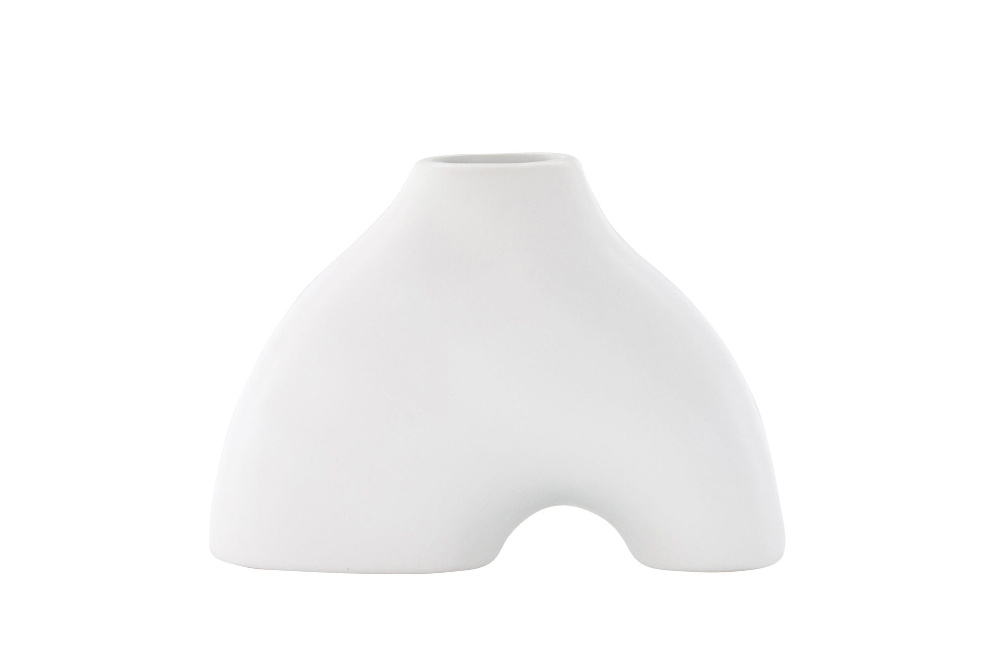 Venture Home Kento Vase - White - 21*8*15Hcm