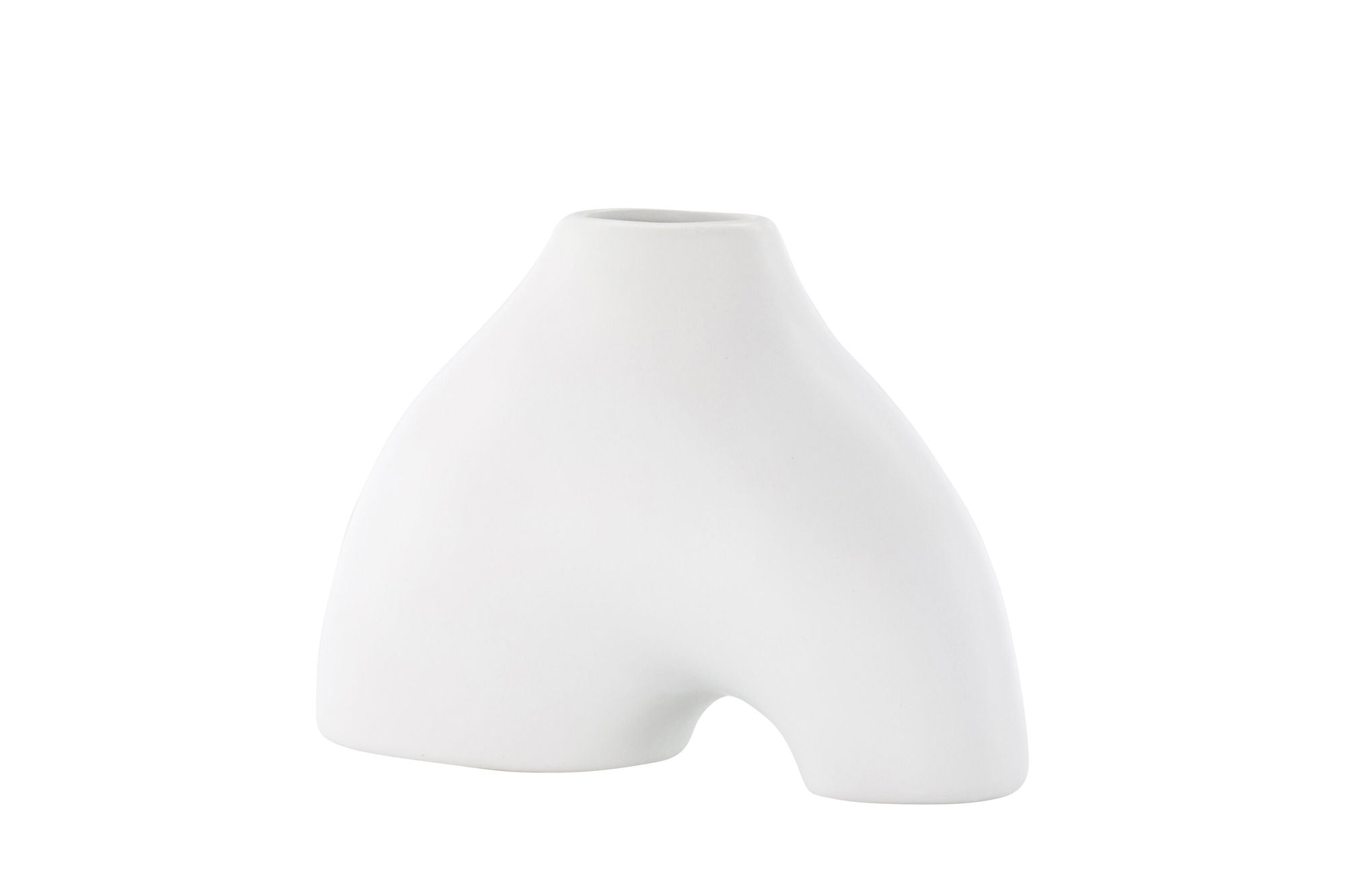 Venture Home Kento Vase - White - 21*8*15Hcm
