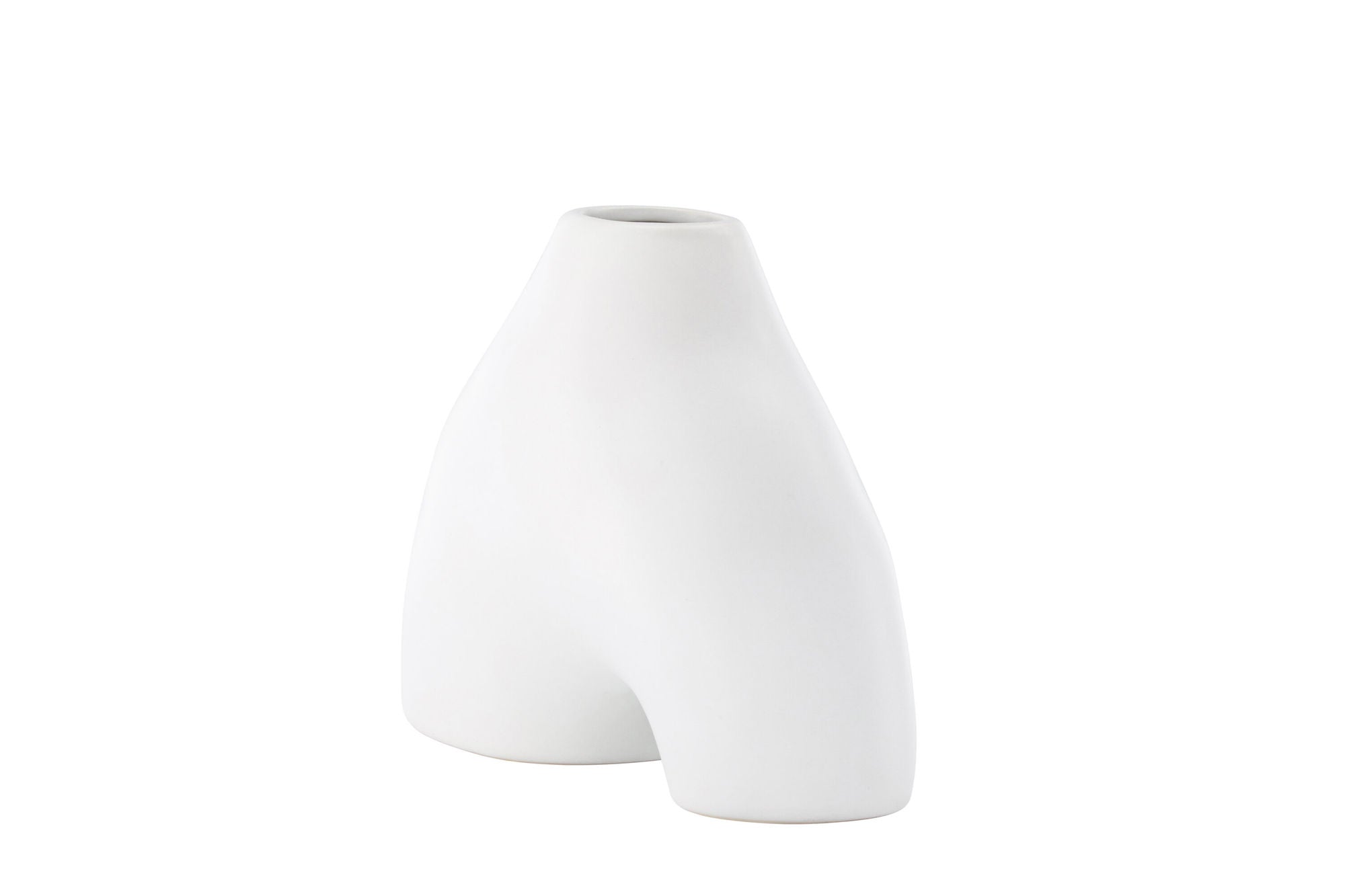 Venture Home Kento Vase - White - 21*8*15Hcm