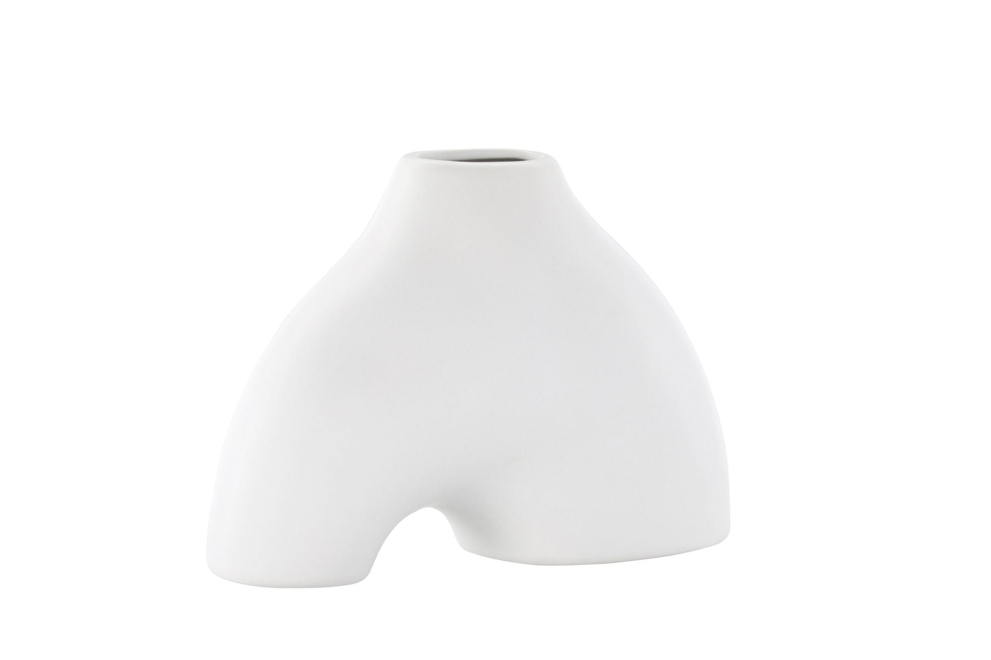 Venture Home Kento Vase - White - 21*8*15Hcm
